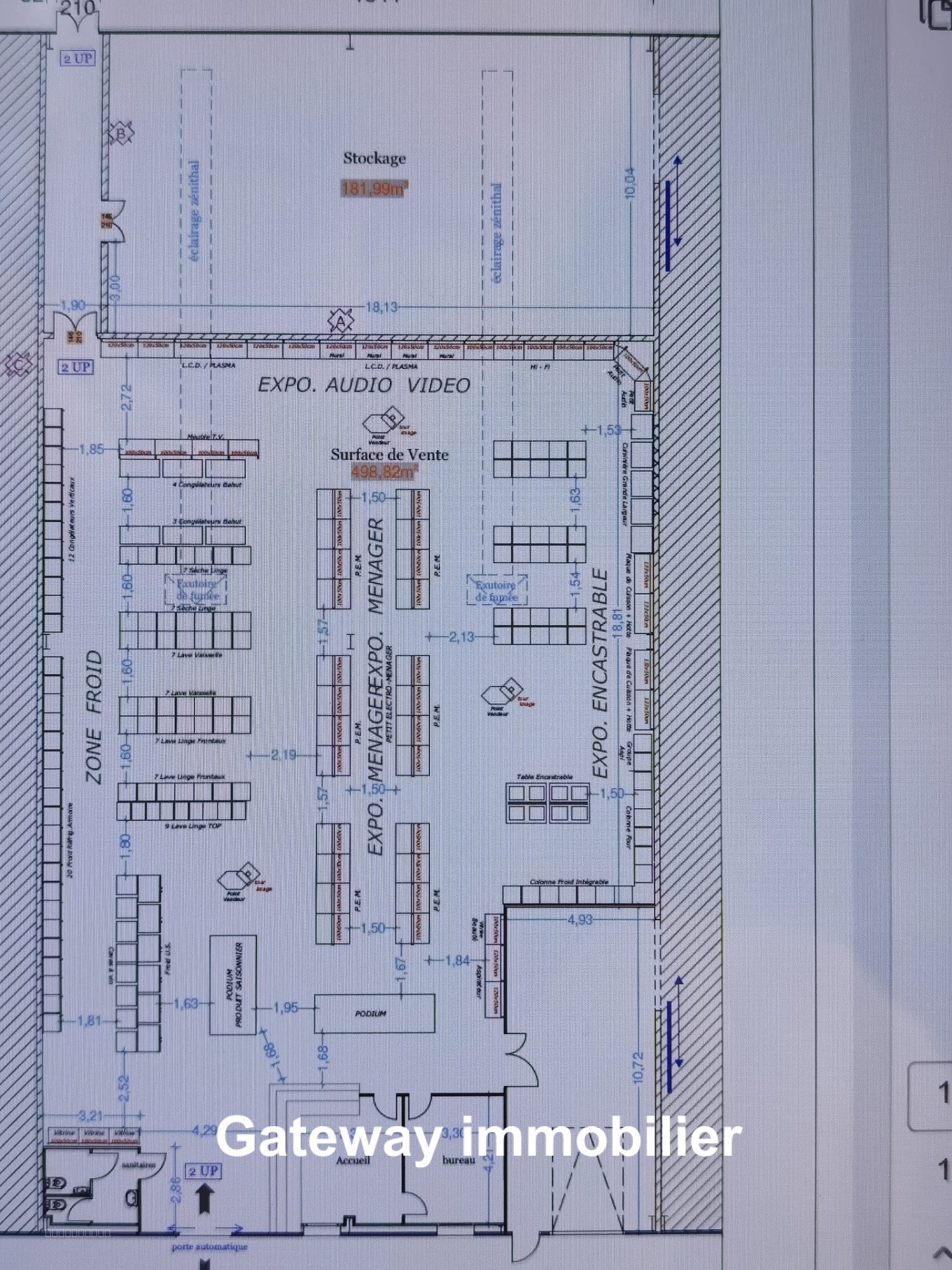 LOCAL D'ACTIVITÉ OU COMMERCIAL À COURNON D'AUVERGNE 610m2 — photo 2