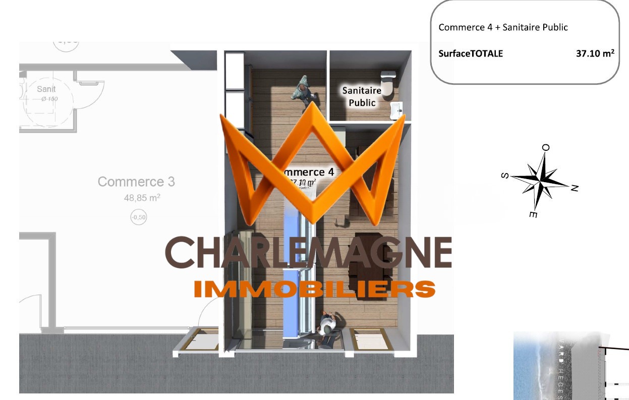 Collaboration : Local Commercial Neuf de 36 m2   Visibilité Stratégique   Sainte-Anne — photo 3