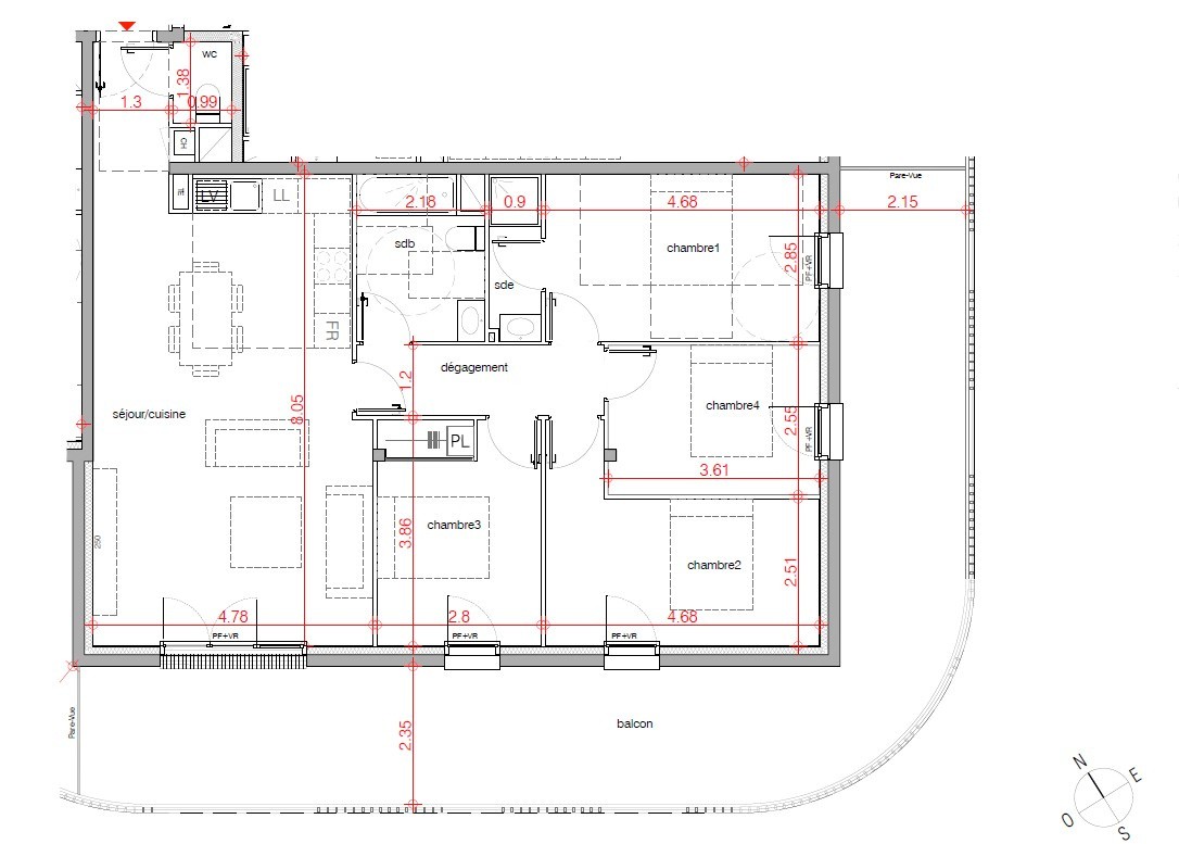 BOUSCAT - Appartement T5 avec magnifique terrasse — photo 7