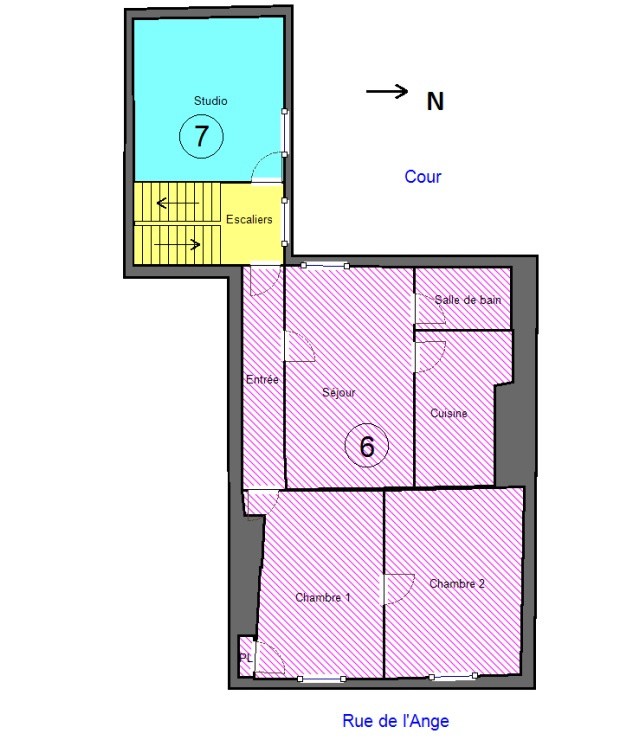 2 LOTS DE COPROPRIÉTÉ À AMÉNAGER EN DUPLEX / SECTEUR JAUDE - GAILLARD - PALAIS DE JUSTICE — photo 5