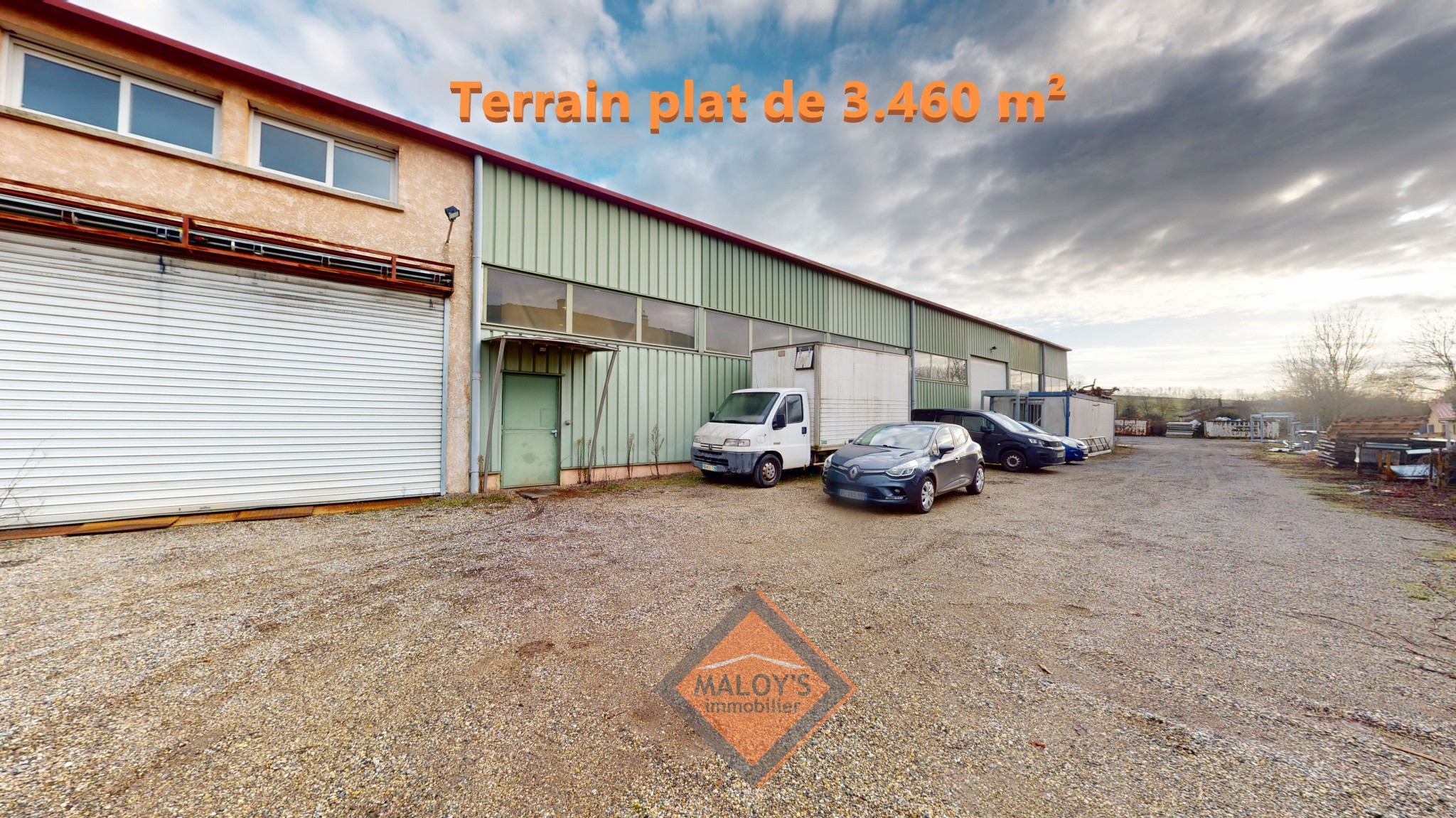 Vente local d'activité 693m2 sur 3.460m2 de terrain plat — photo 2