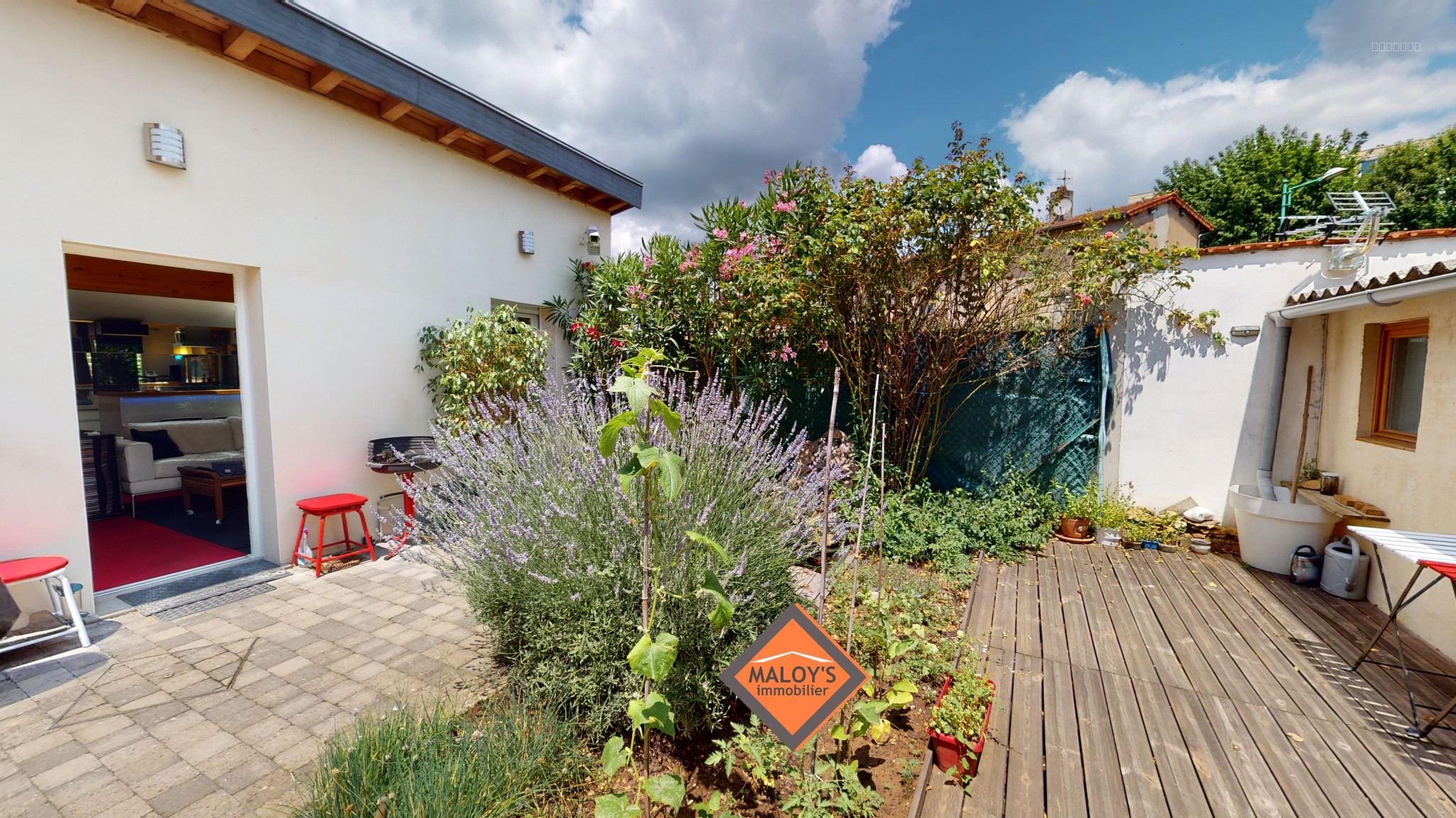 Maison Fontaine-sur-Saone - 60m2 terrain 170m2 - plain-pied, proche berges et commerces — photo 3