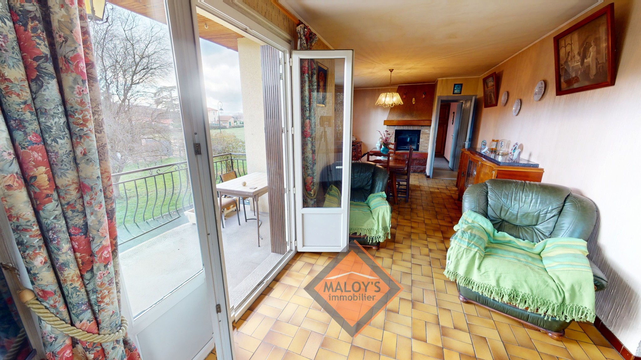 Villa 3 chambres - terrain plat 1520 m2 à Chatillon d’Azergues - calme, accès commerces à pied, à rafraîchir — photo 4