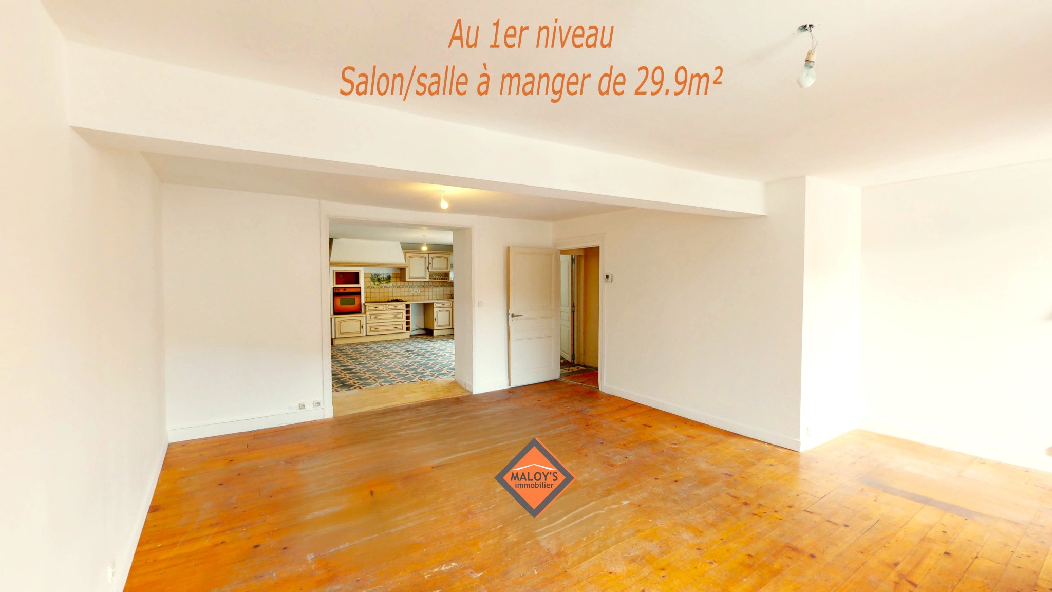 Maison de village de 171m2 habitables env. sur une superficie de terrain de 349m2 env. — photo 2