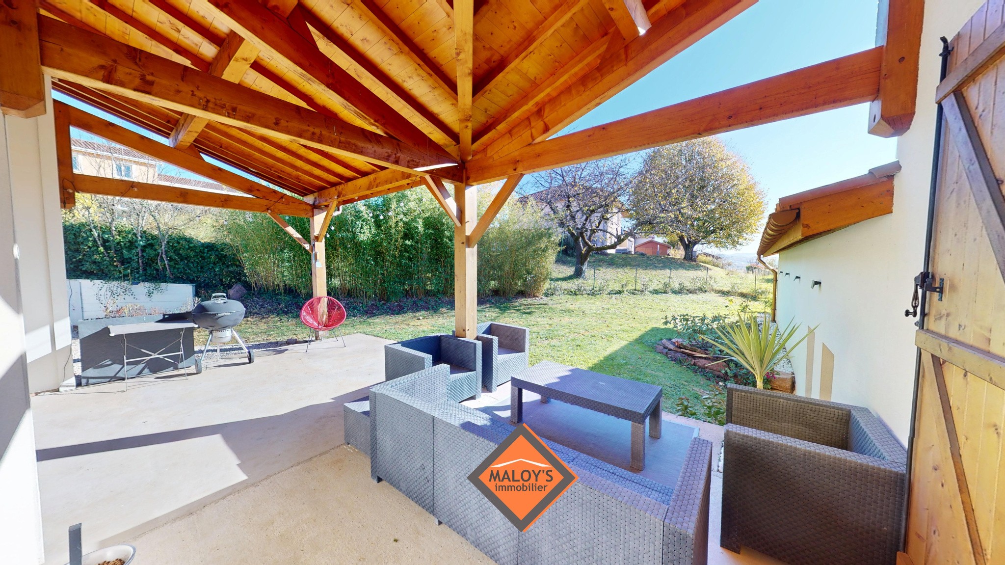 Villa contemporaine lumineuse 5 chambres Le Bois d’Oingt - Calme et volumes atypiques - Sous-sol 85m2 — photo 4