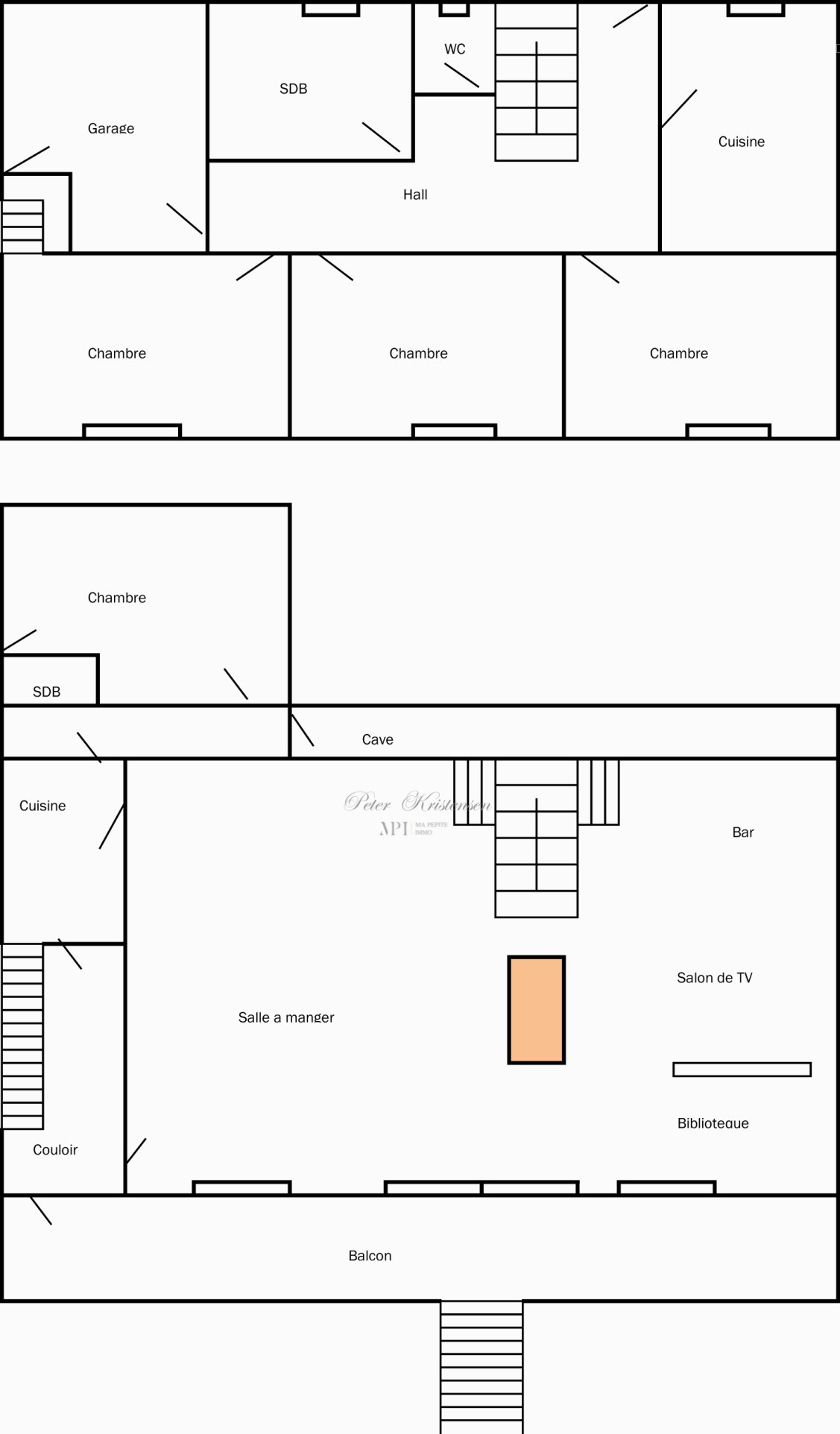 Belle grande villa 226 m2 7-PC - 4-chs   terrain 673 m2garage -jardin et piscinable — photo 13