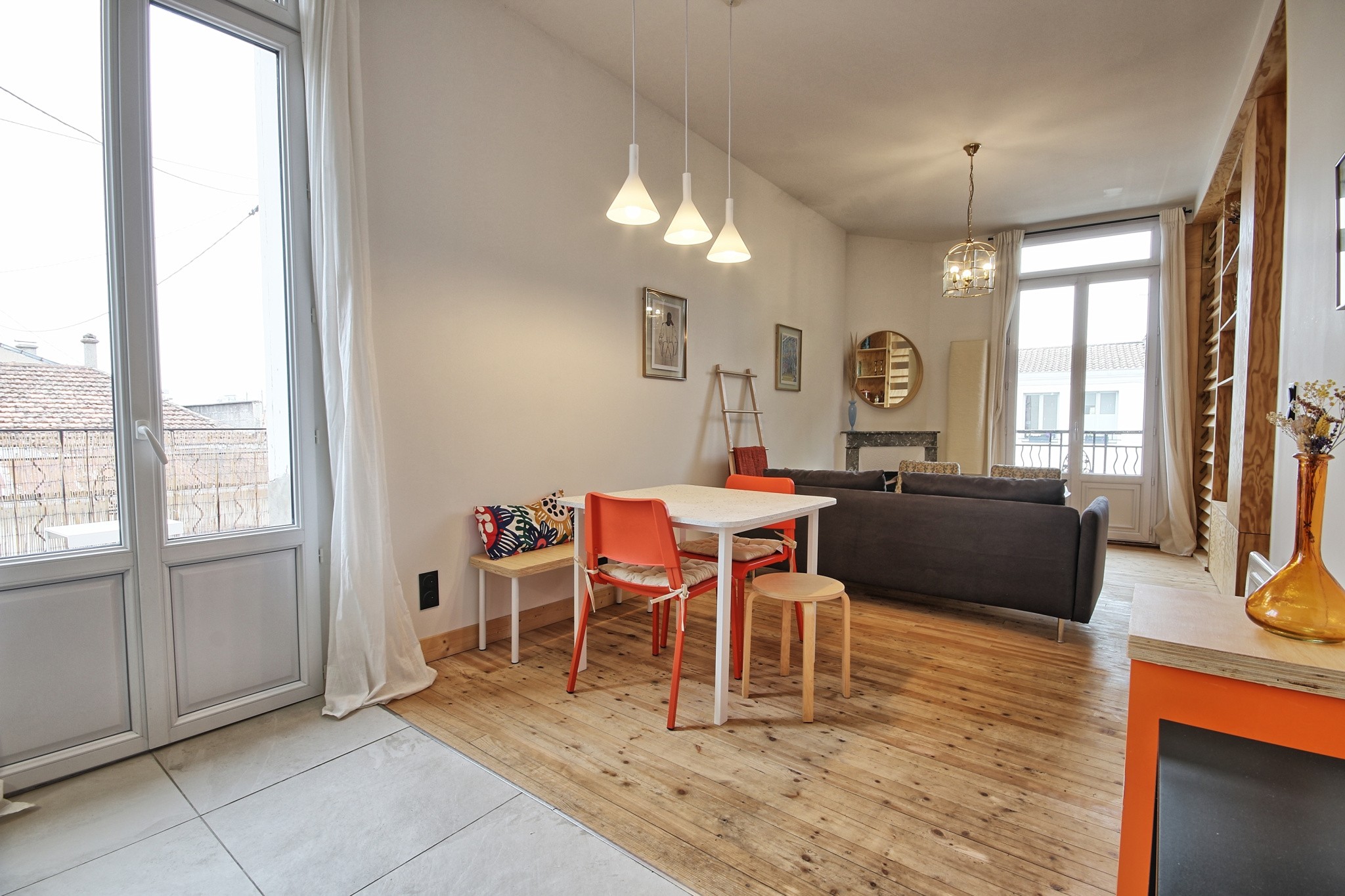 Bacalan, appartement rénové en 2021 de type T3 de 63m2 avec terrasse proche tramway — photo 3