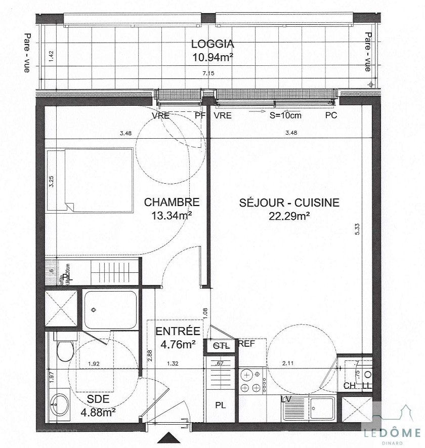 Appartement à vendre à Dinard en exclusivité Type 2 avec balcon Ouest ascenseur et garage — photo 10