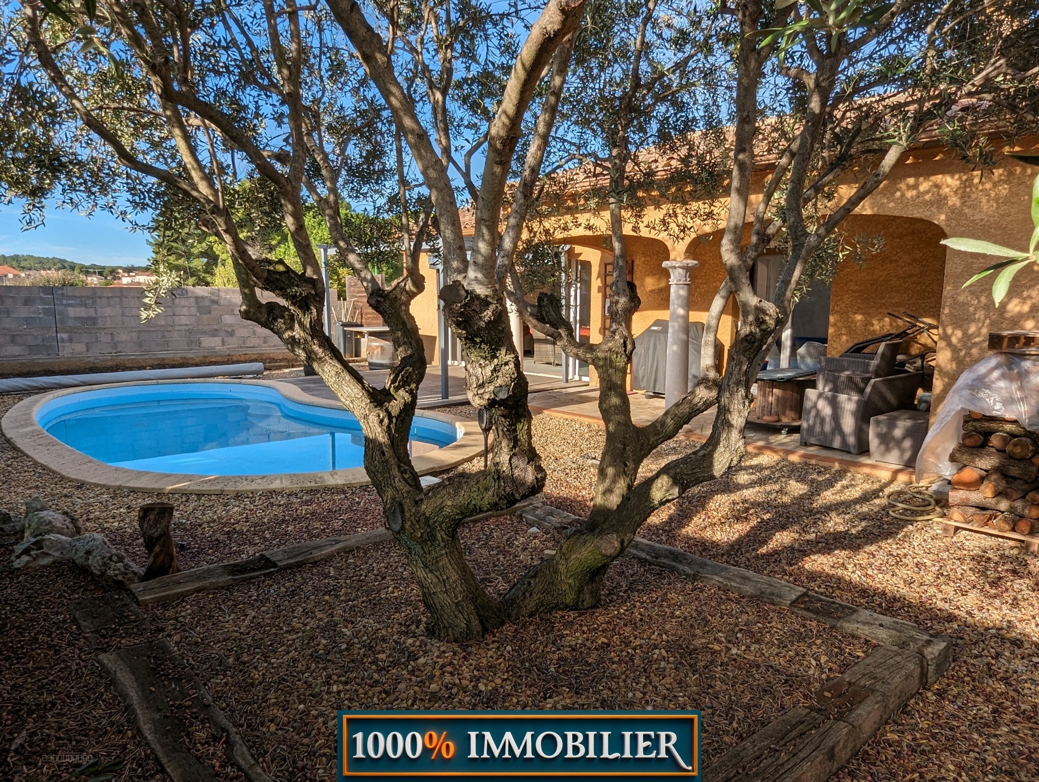 Belle villa de plain pied avec piscine — photo 8