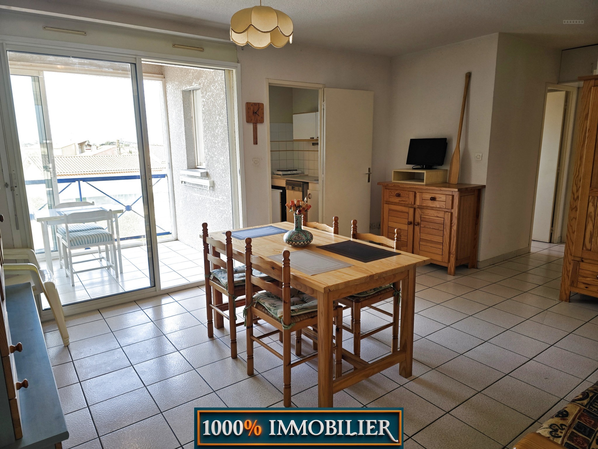 Appartement T3 avec terrasse, place de parking, ascenseur et piscine — photo 3