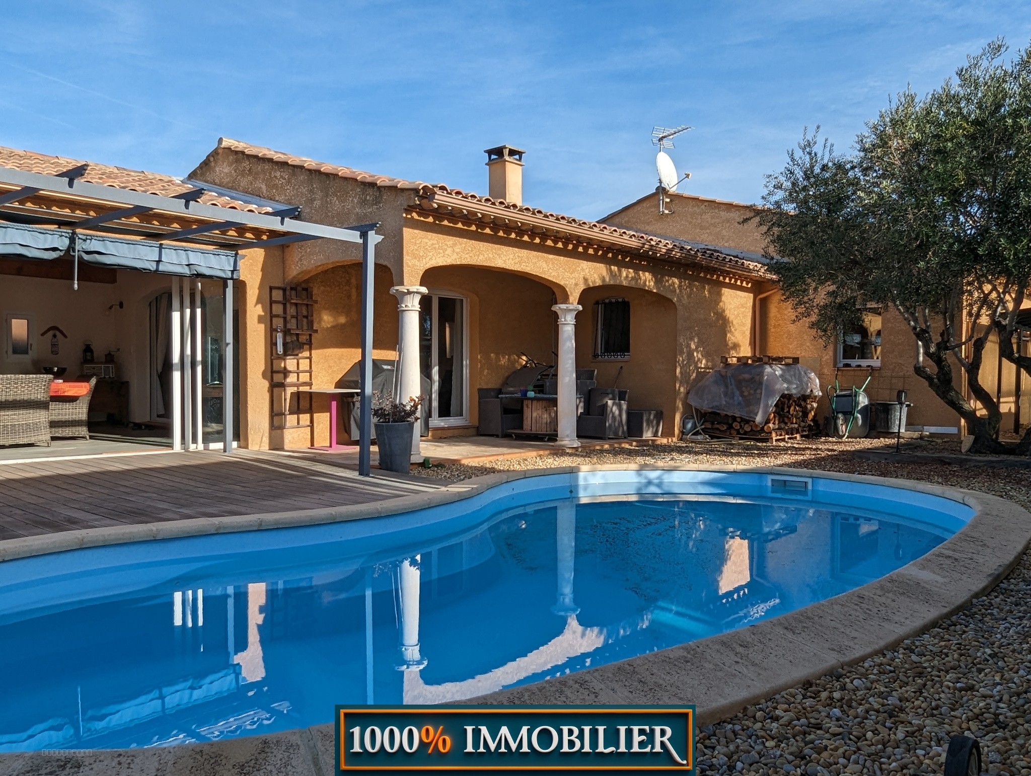Belle villa de plain pied avec piscine — photo 4