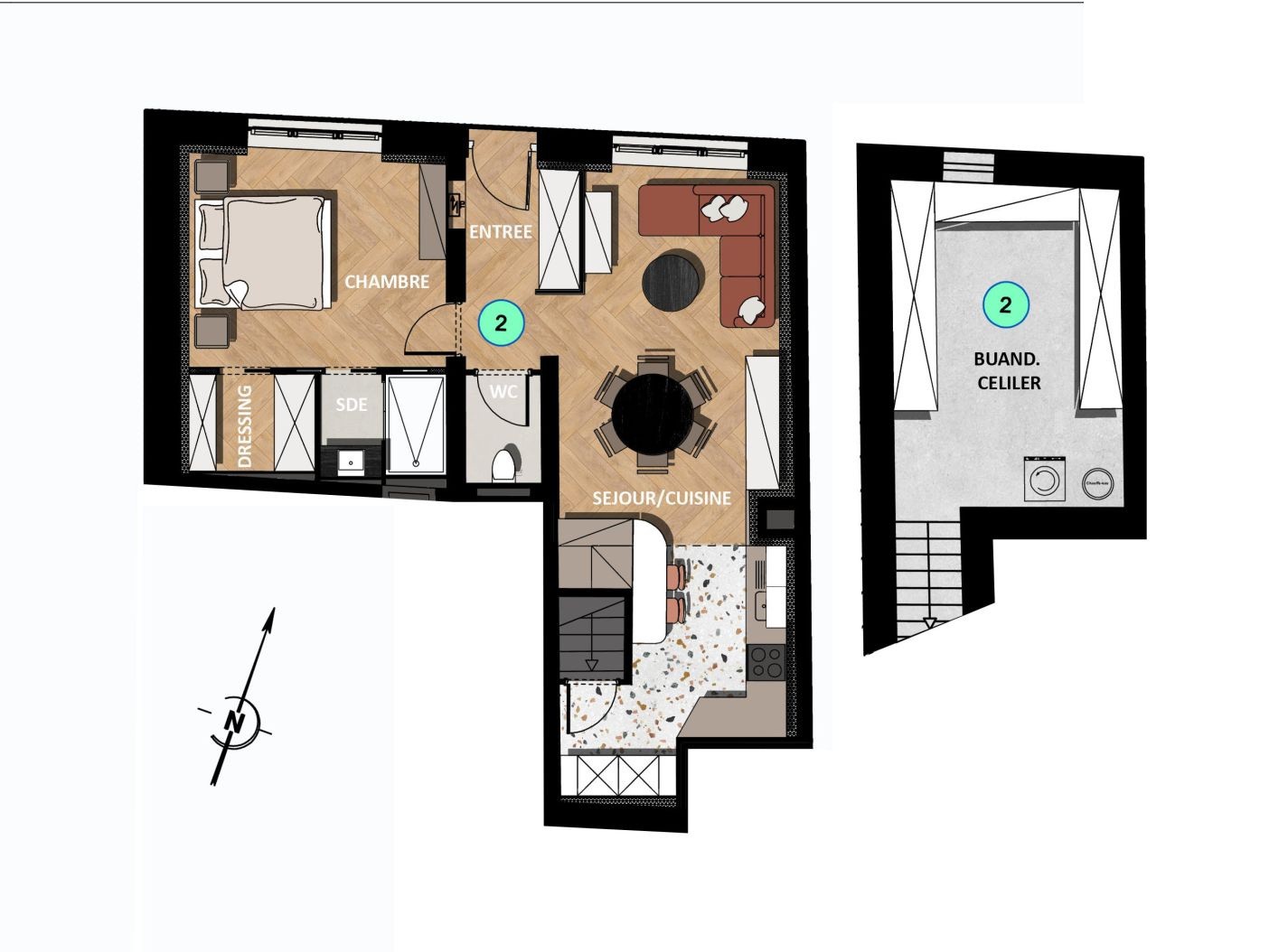 ENNERY - Secteur privilégié pour cet appartement F — photo 3