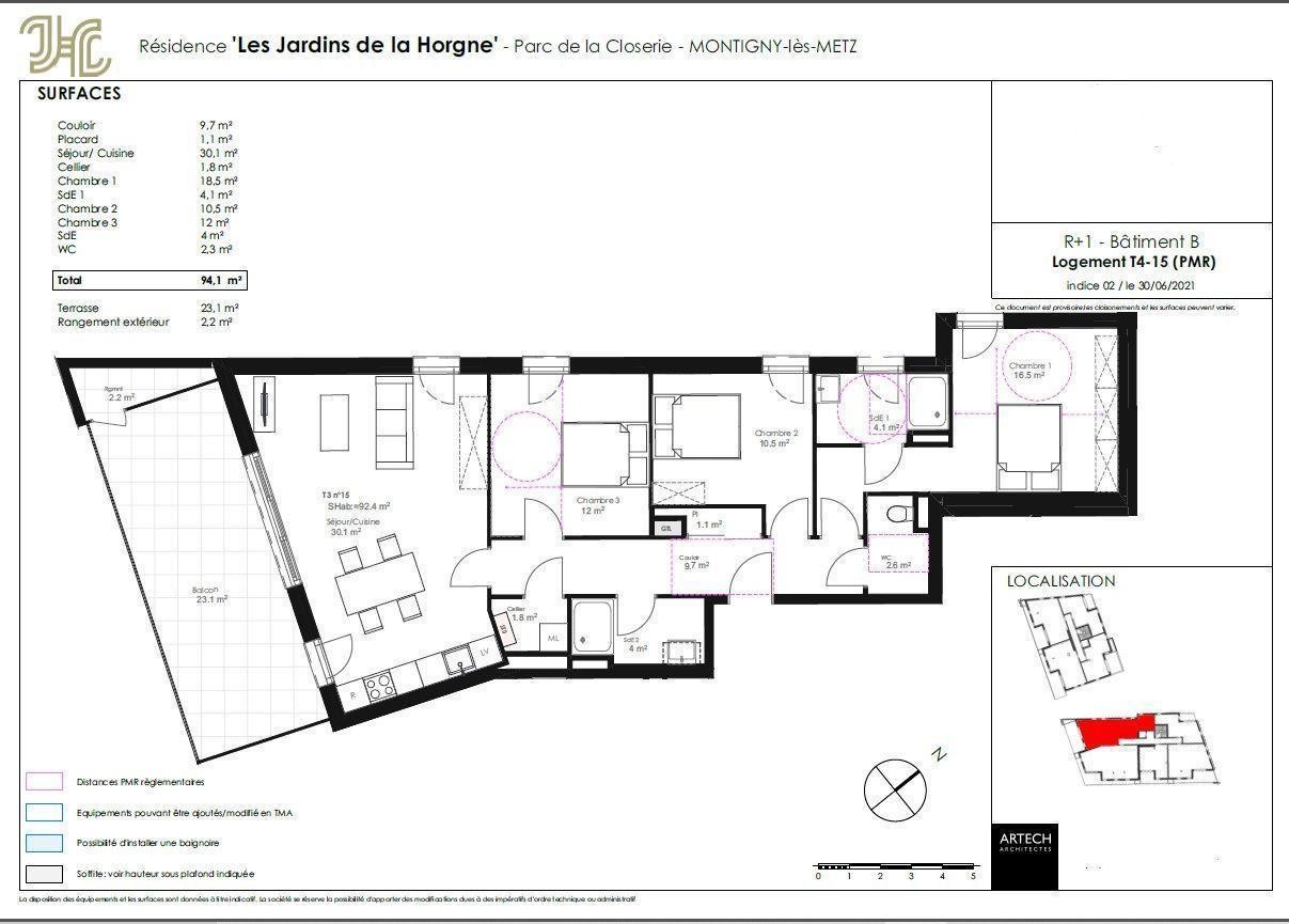 MONTIGNY LES METZ - résidence Les Jardins de la Ho — photo 12