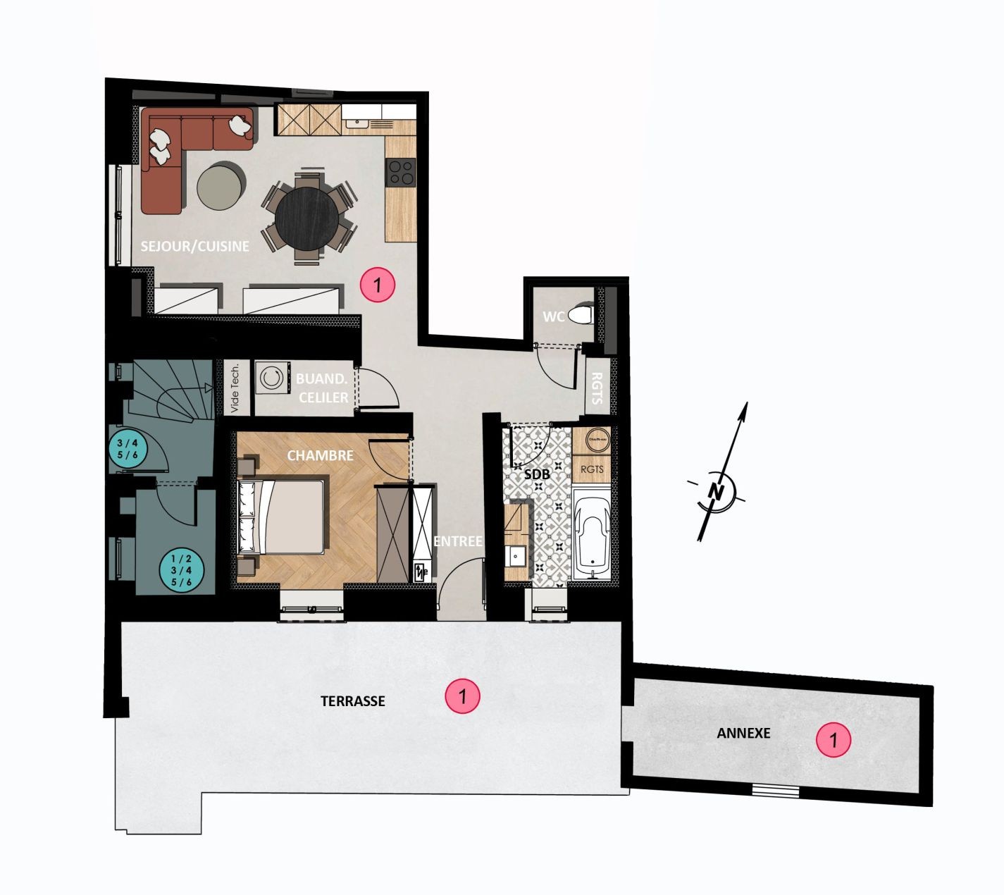 ENNERY - Secteur privilégié pour cet appartement F — photo 7