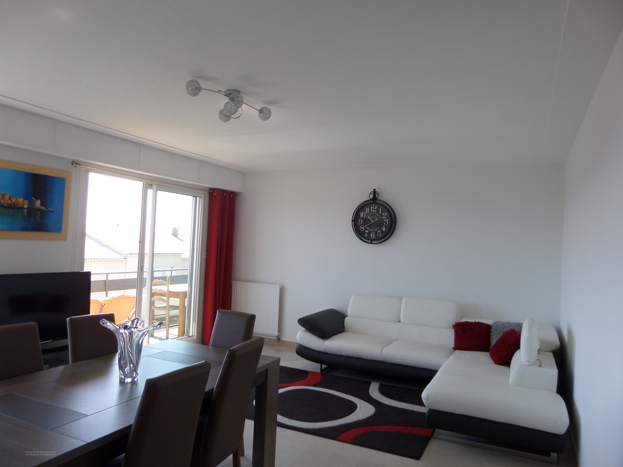 BEL APPARTEMENT VU MER ET MONTAGNE DE 90 M2 AVEC TERRASSE ET VERANDA A MORIANI PLAGE — photo 6