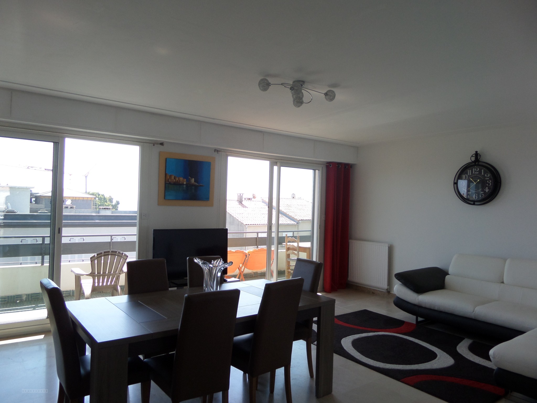 BEL APPARTEMENT VU MER ET MONTAGNE DE 90 M2 AVEC TERRASSE ET VERANDA A MORIANI PLAGE — photo 2