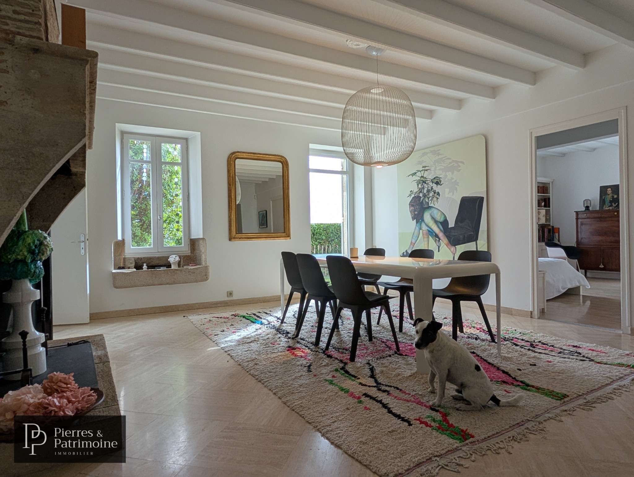 Belle propriété en pierres sur parc arboré avec piscine — photo 10