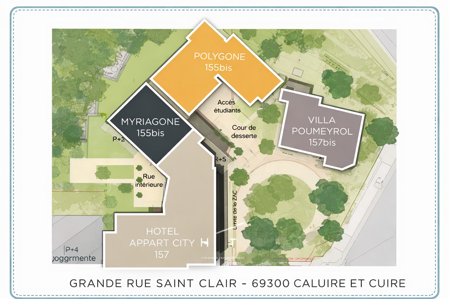 Studio 25,69 m2 Caluire-et-Cuire Saint-Clair résidence récente — photo 4