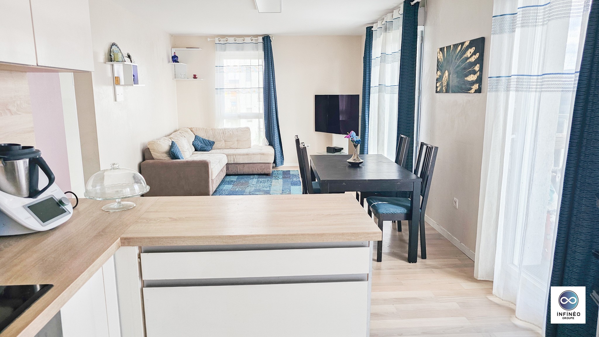 À vendre   Évry (91000)   Appartement T4 de 80,49 m2 avec balcon et 2 parkings — photo 3