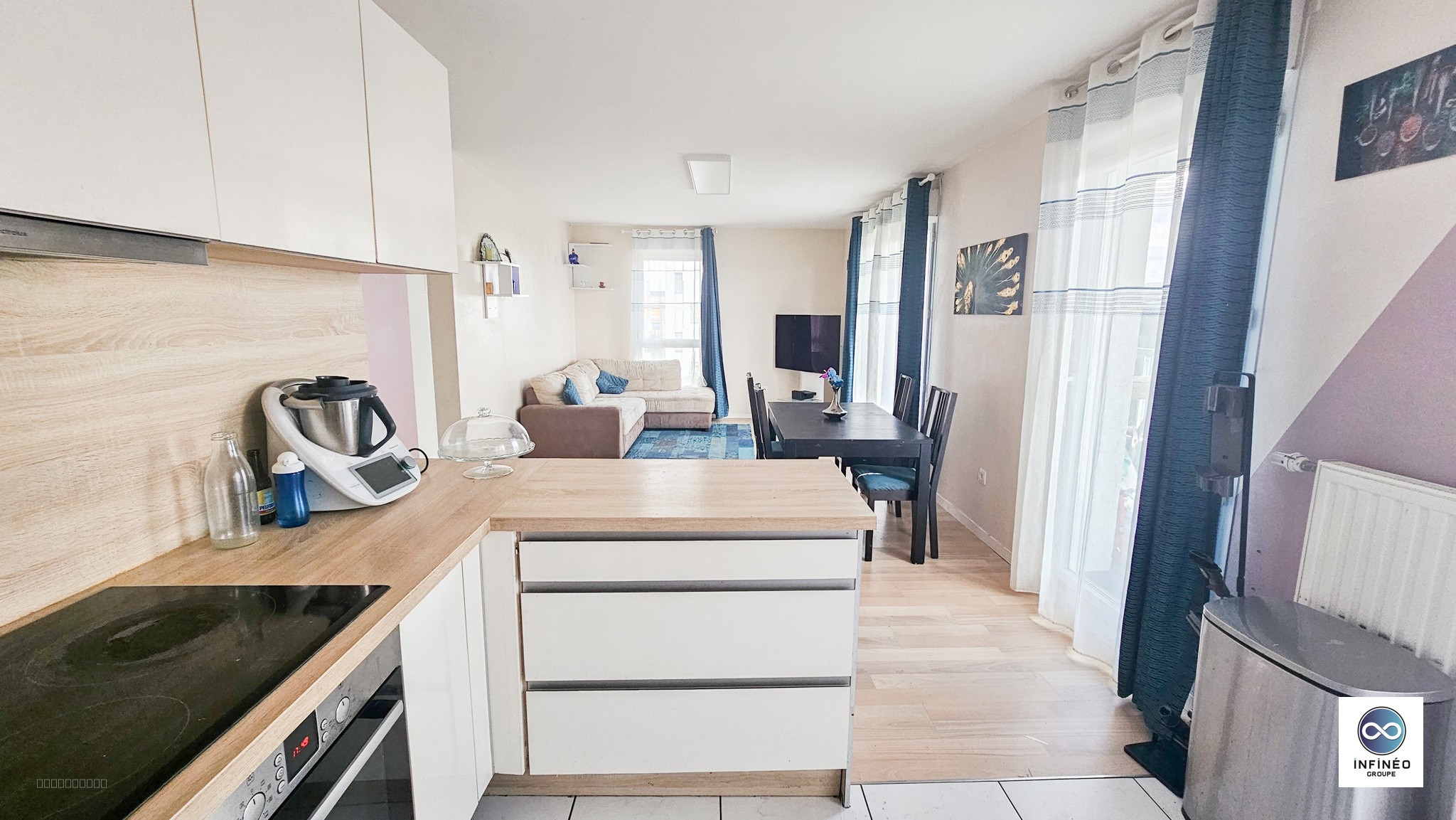 À vendre   Évry (91000)   Appartement T4 de 80,49 m2 avec balcon et 2 parkings — photo 4