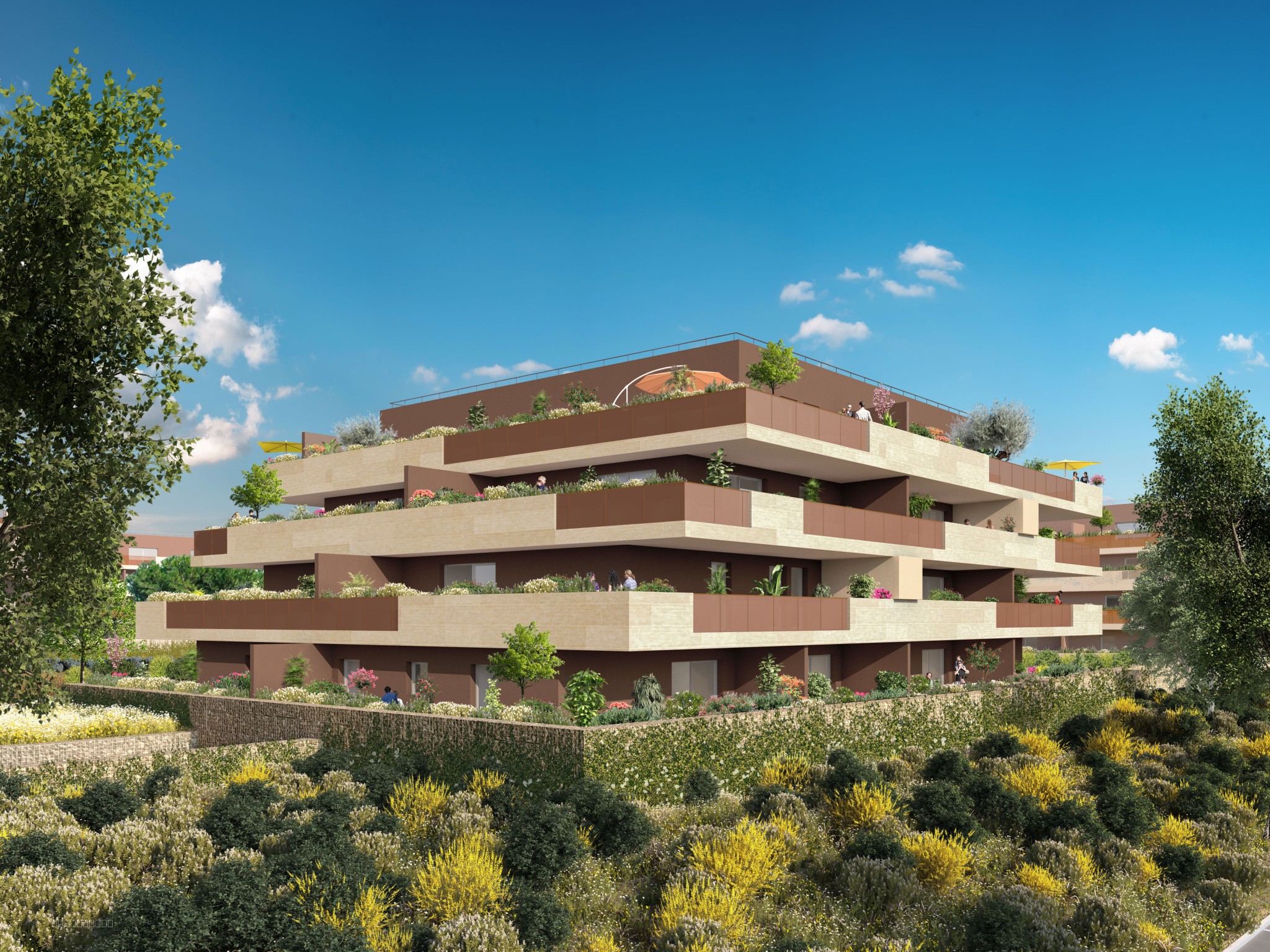 T2 neuf avec terrasse et parking   disponible de suite   Castries — photo 6