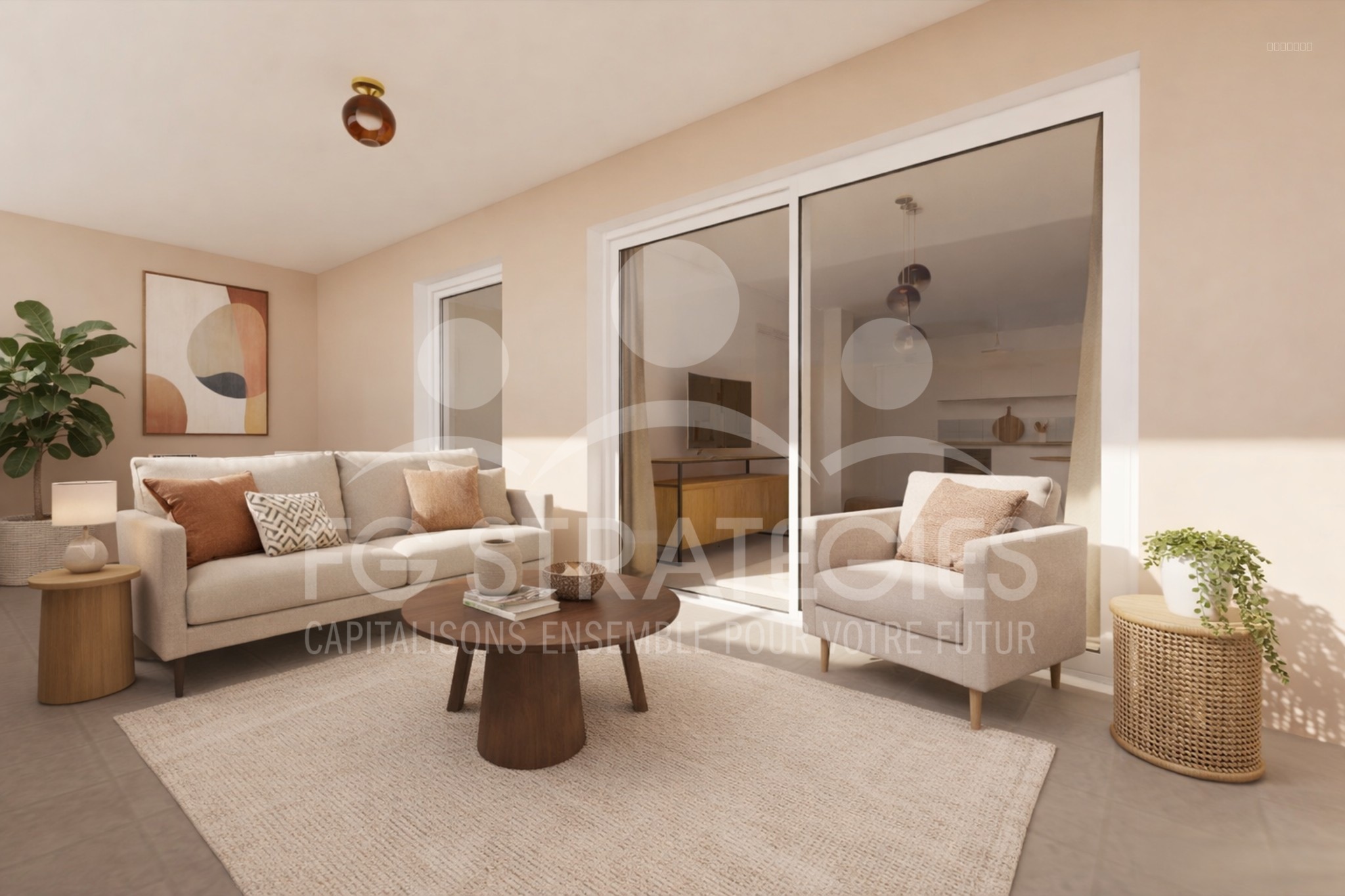 T2 neuf avec terrasse et parking   disponible de suite   Castries — photo 3