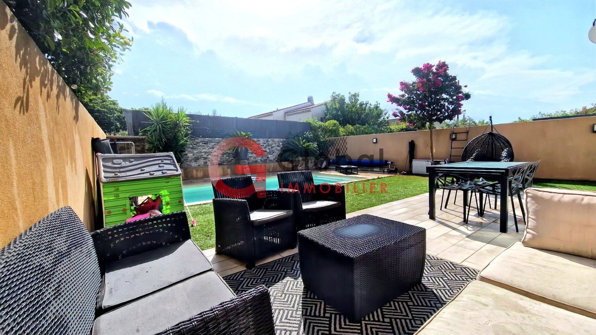 Maison 5 pièces avec piscine et jardin — photo 6