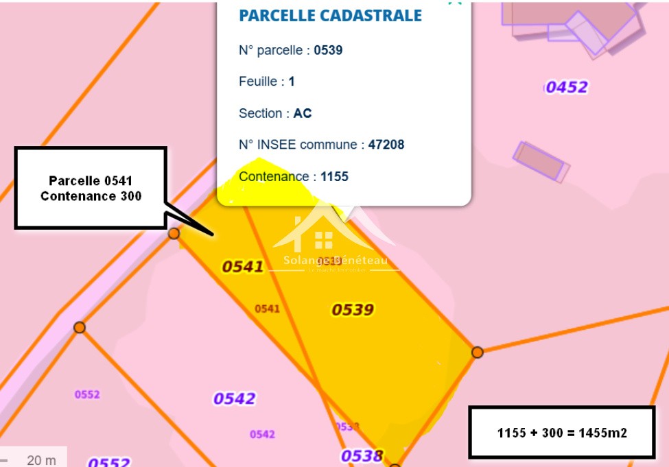 À Pompogne, terrain constructible de 1455m2 — photo 2