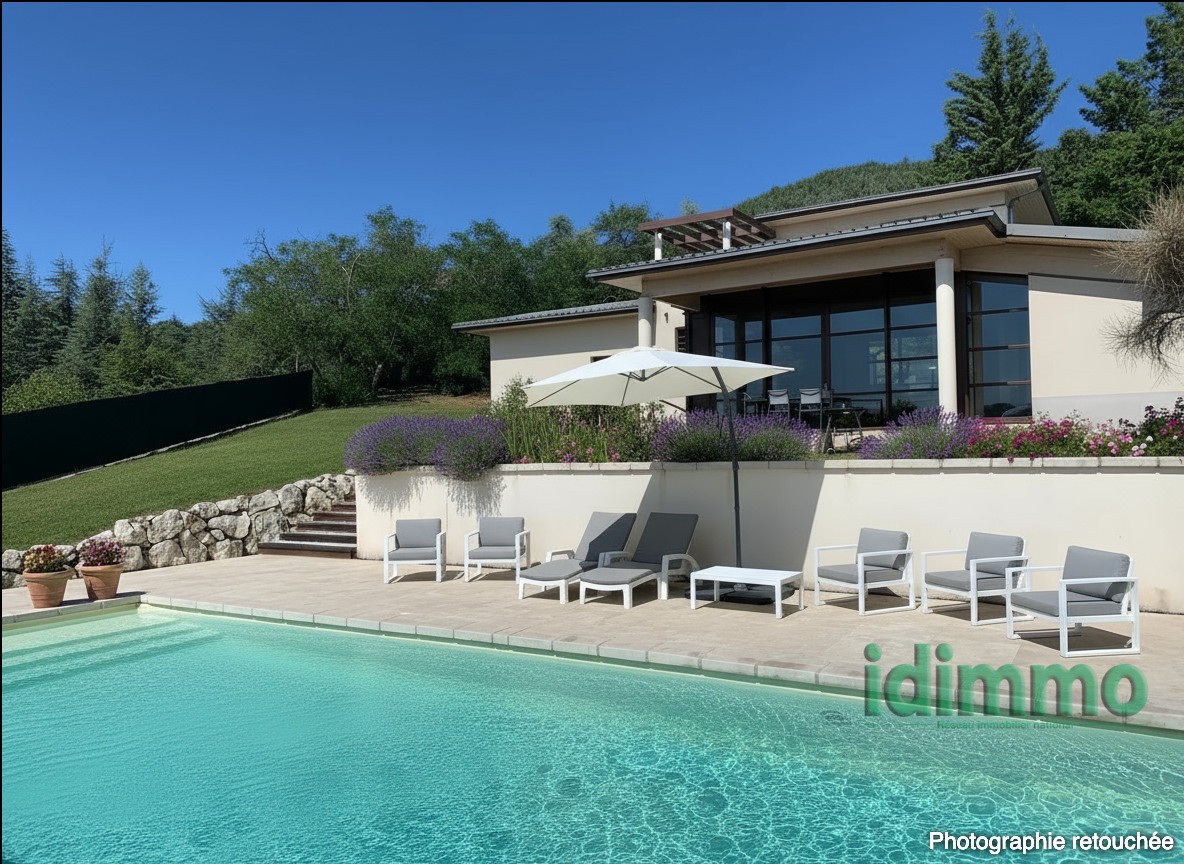COUP DE CŒUR : Maison d'Architecte Esprit Bali & Vue Vercors/Alpes à Annonay — photo 3
