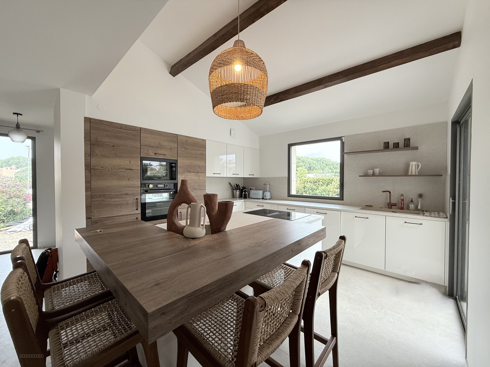 PEROLS maison T6 avec piscine au sel et garage — photo 2