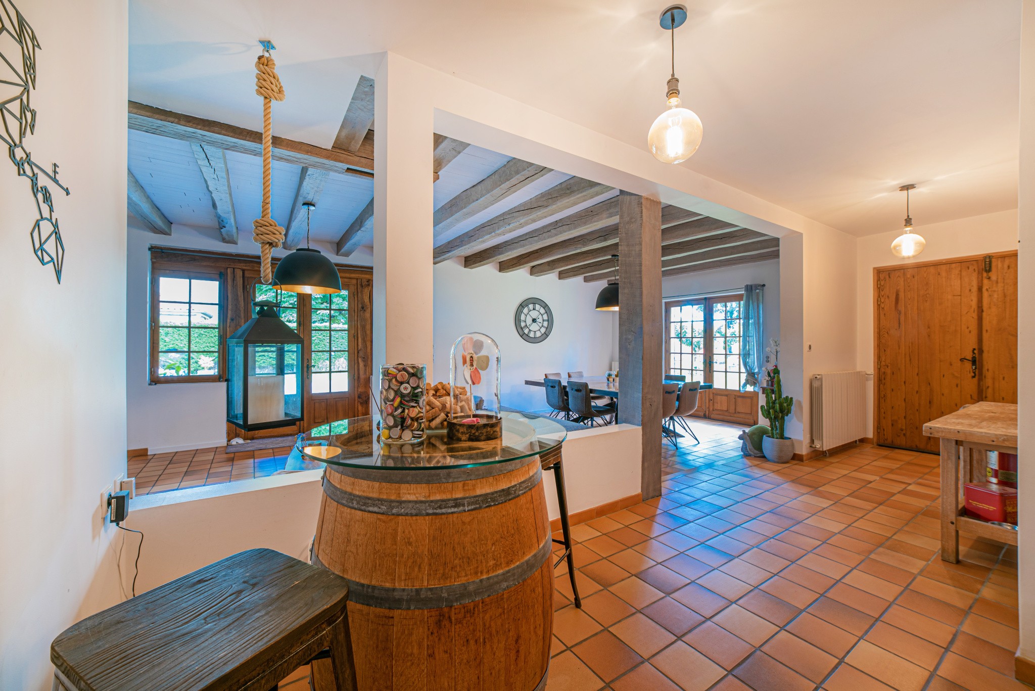 LOT-ET-GARONNE, sur la commune de BIAS, grange en pierres restaurée avec goût — photo 5