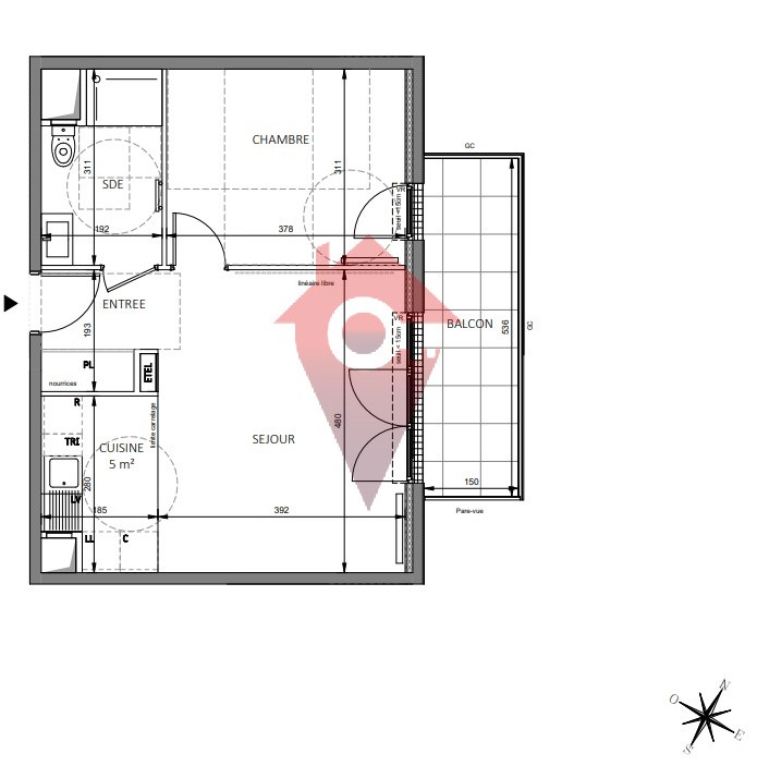 À Antony, grand appartement neuf avec balcon pour investir — photo 4
