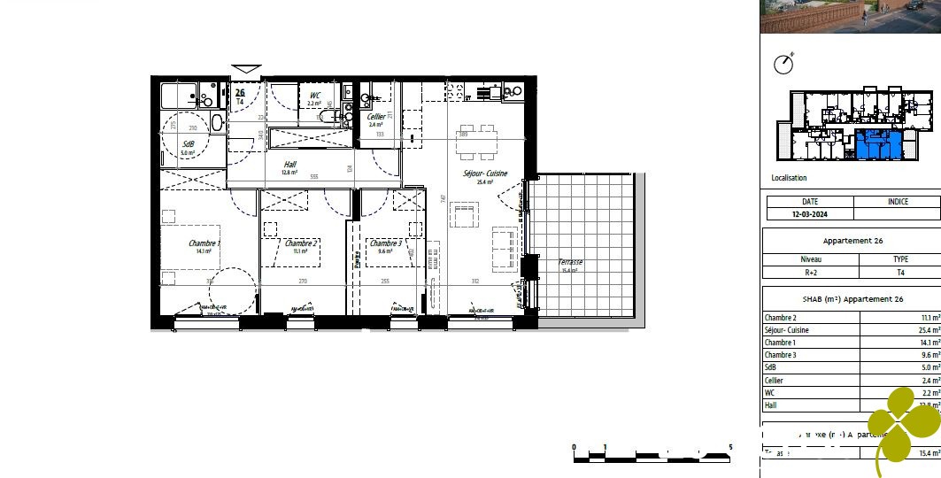 Hem - Appartement T4 neuf — photo 6