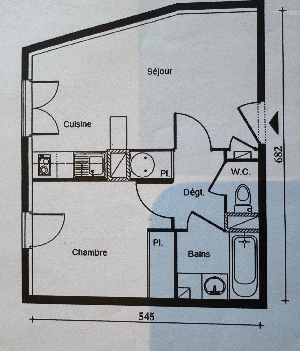 Appartement de deux pièces à Meyzieu — photo 7