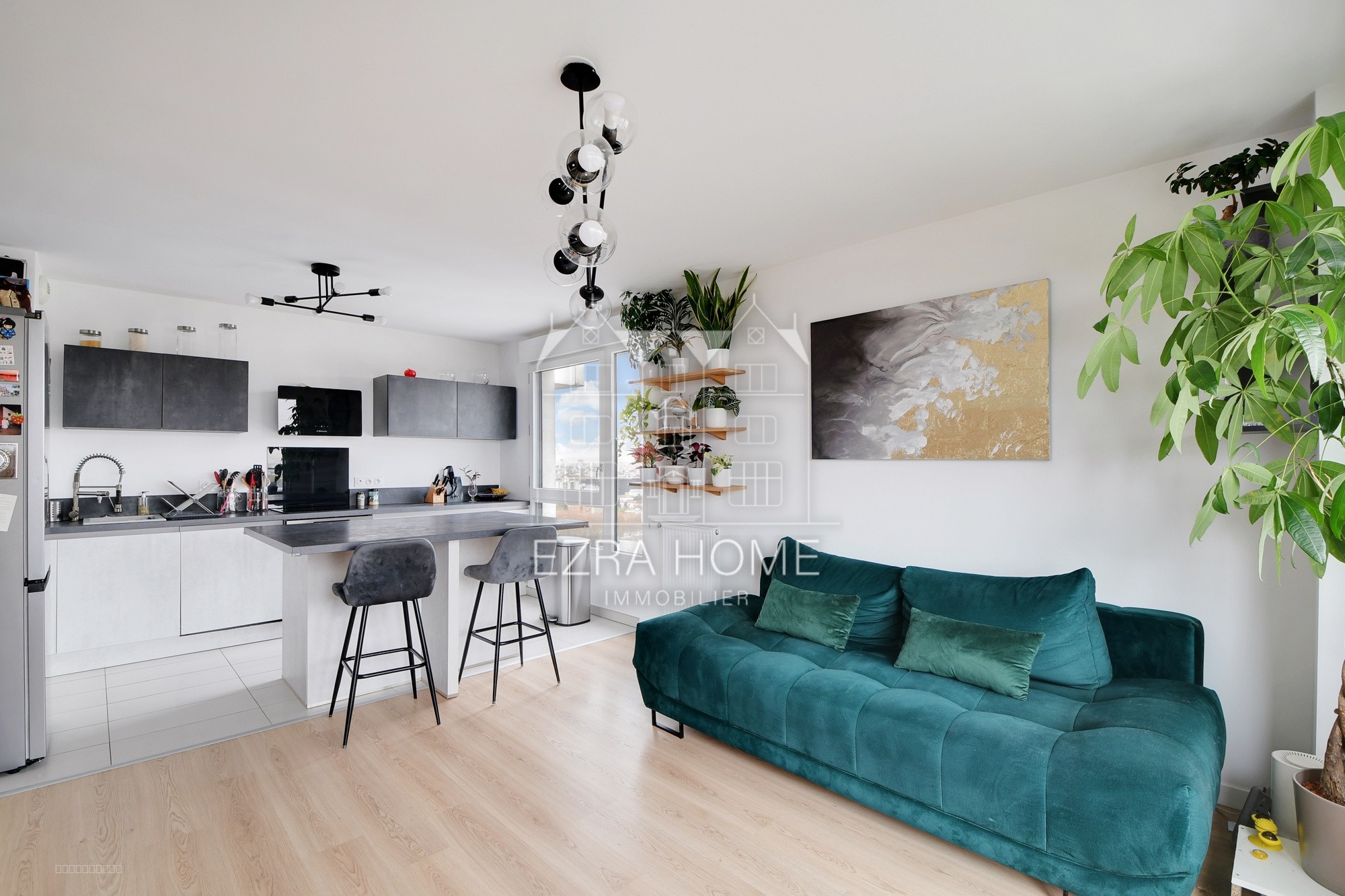 ASNIERES SUR SEINES - 3 PIECES - 2 CHAMBRES - RESIDENCE PANORAMA — photo 6