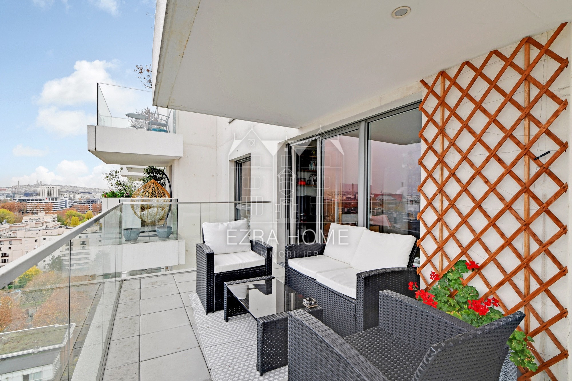 ASNIERES SUR SEINES - 3 PIECES - 2 CHAMBRES - RESIDENCE PANORAMA — photo 2