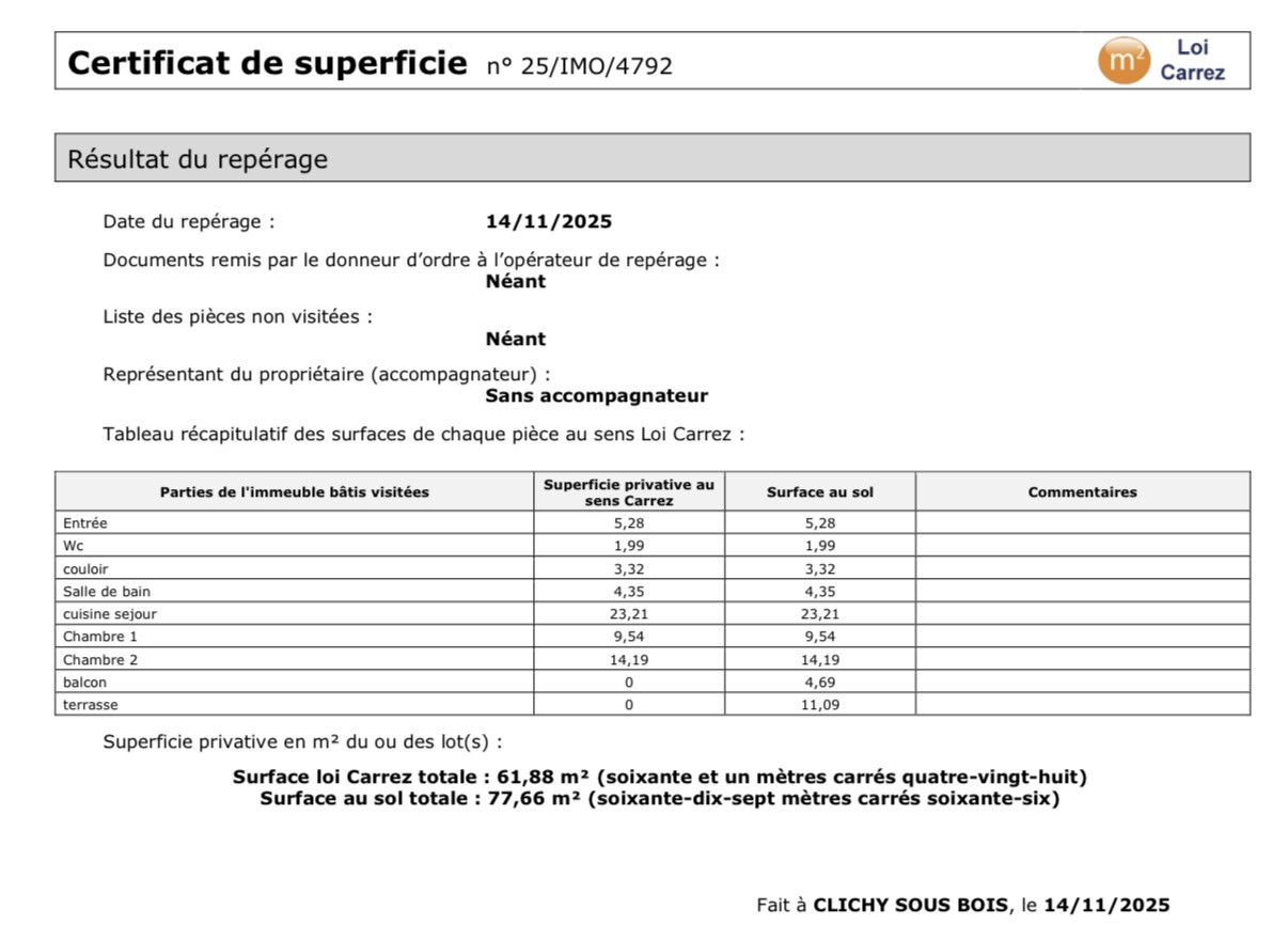 ASNIERES SUR SEINES - 3 PIECES - 2 CHAMBRES - RESIDENCE PANORAMA — photo 15