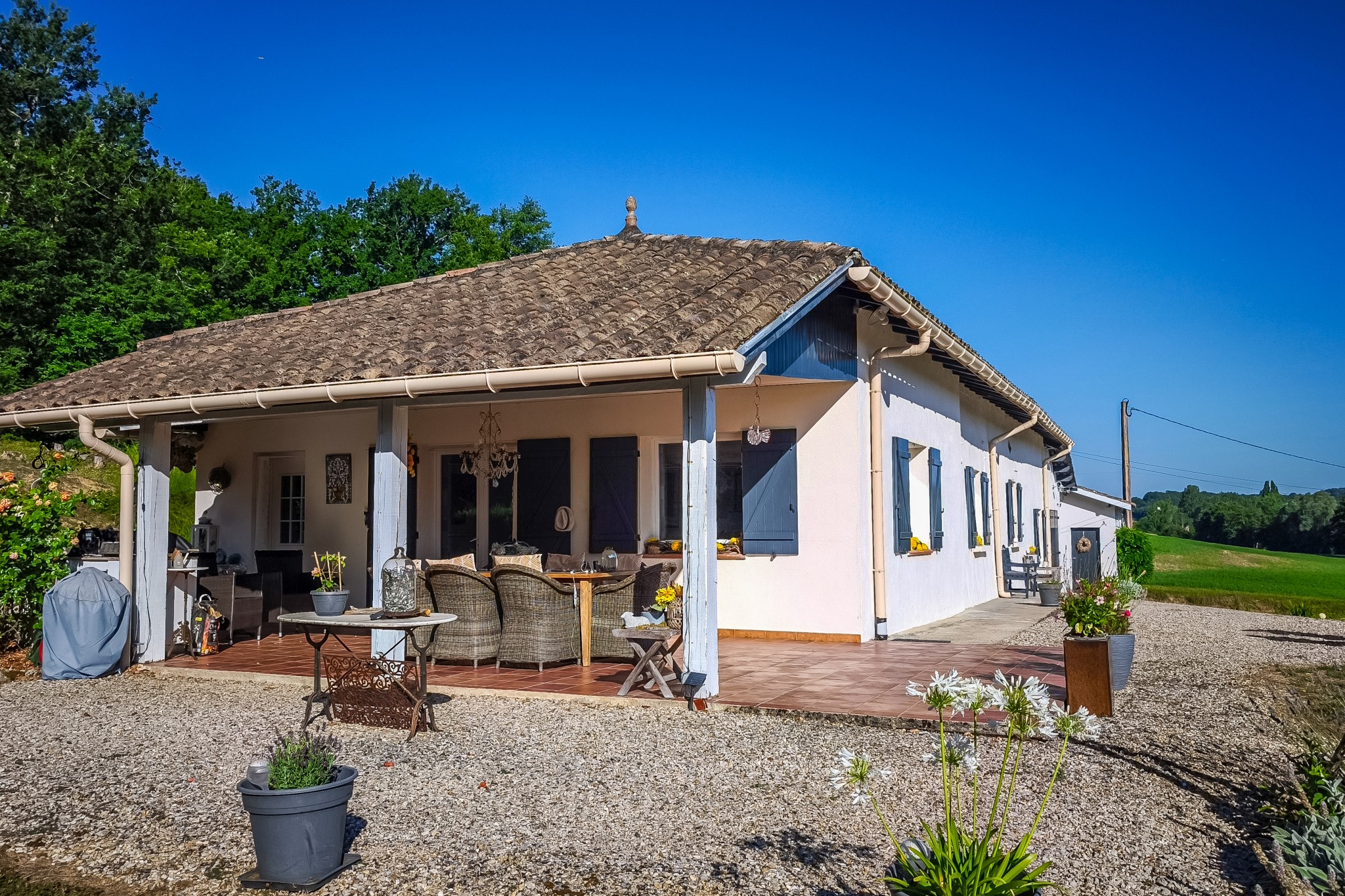 Maison de campagne avec piscine et vue — photo 4