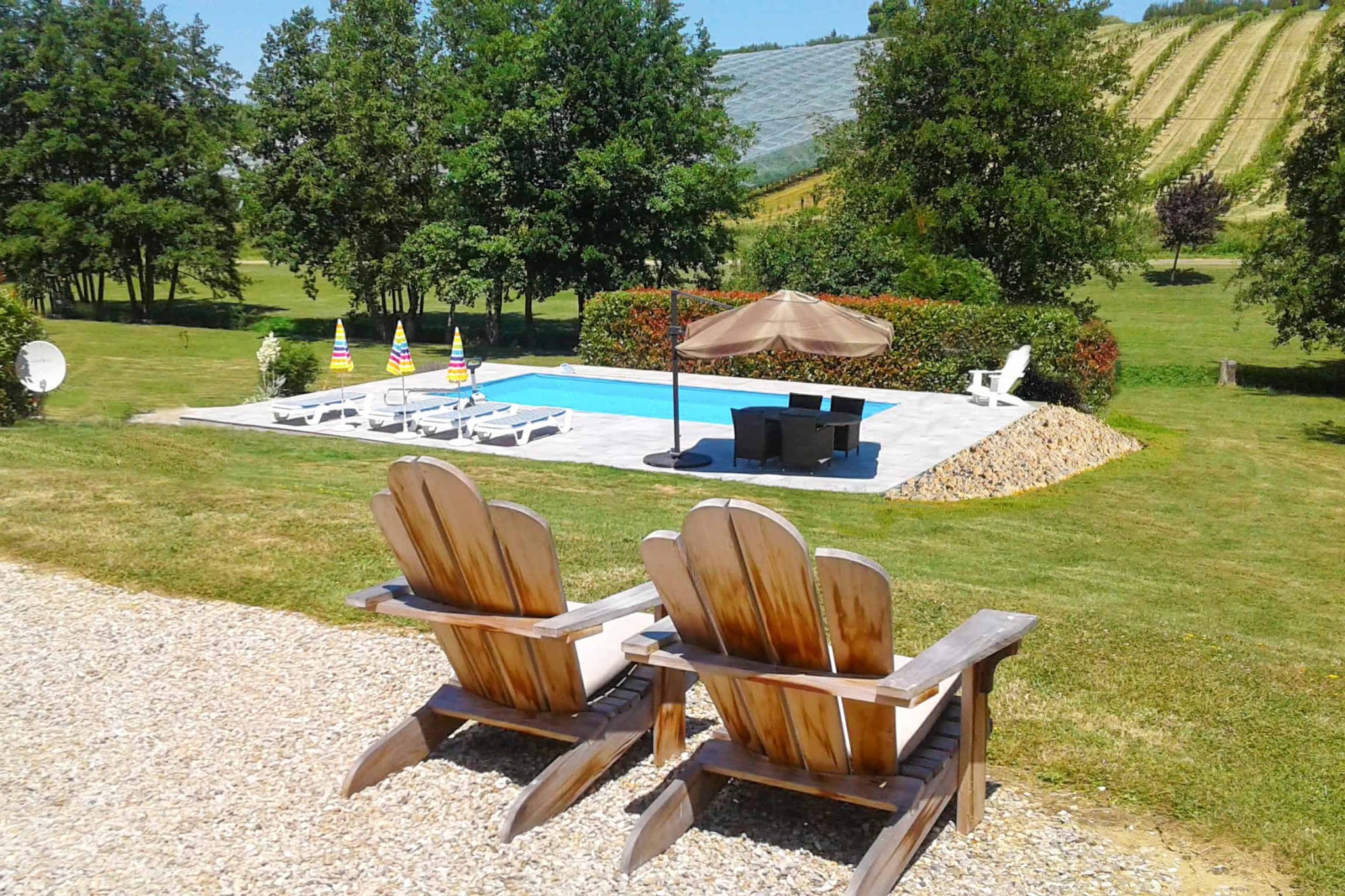 Maison de campagne avec piscine et vue — photo 13