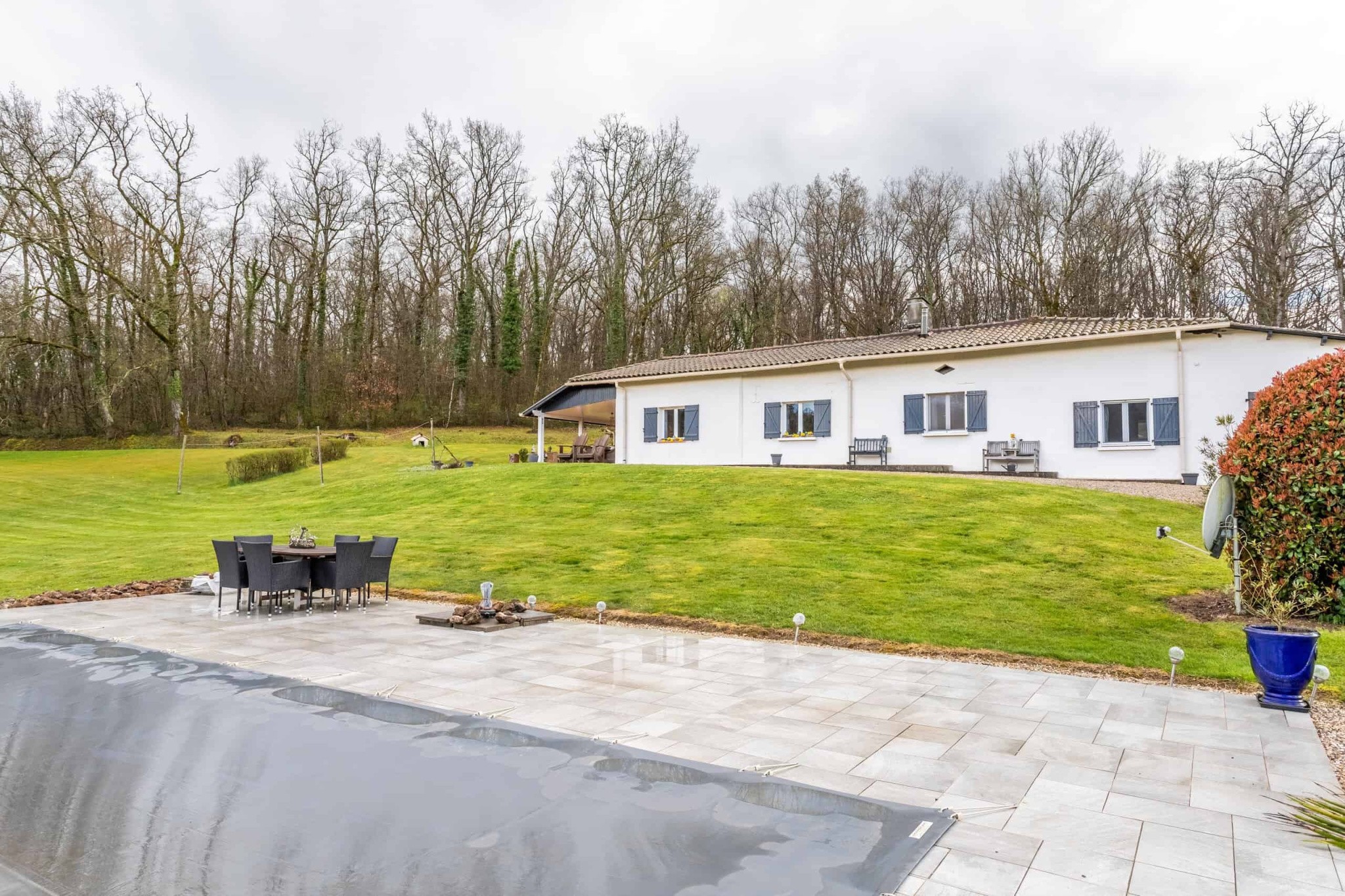 Maison de campagne avec piscine et vue — photo 9