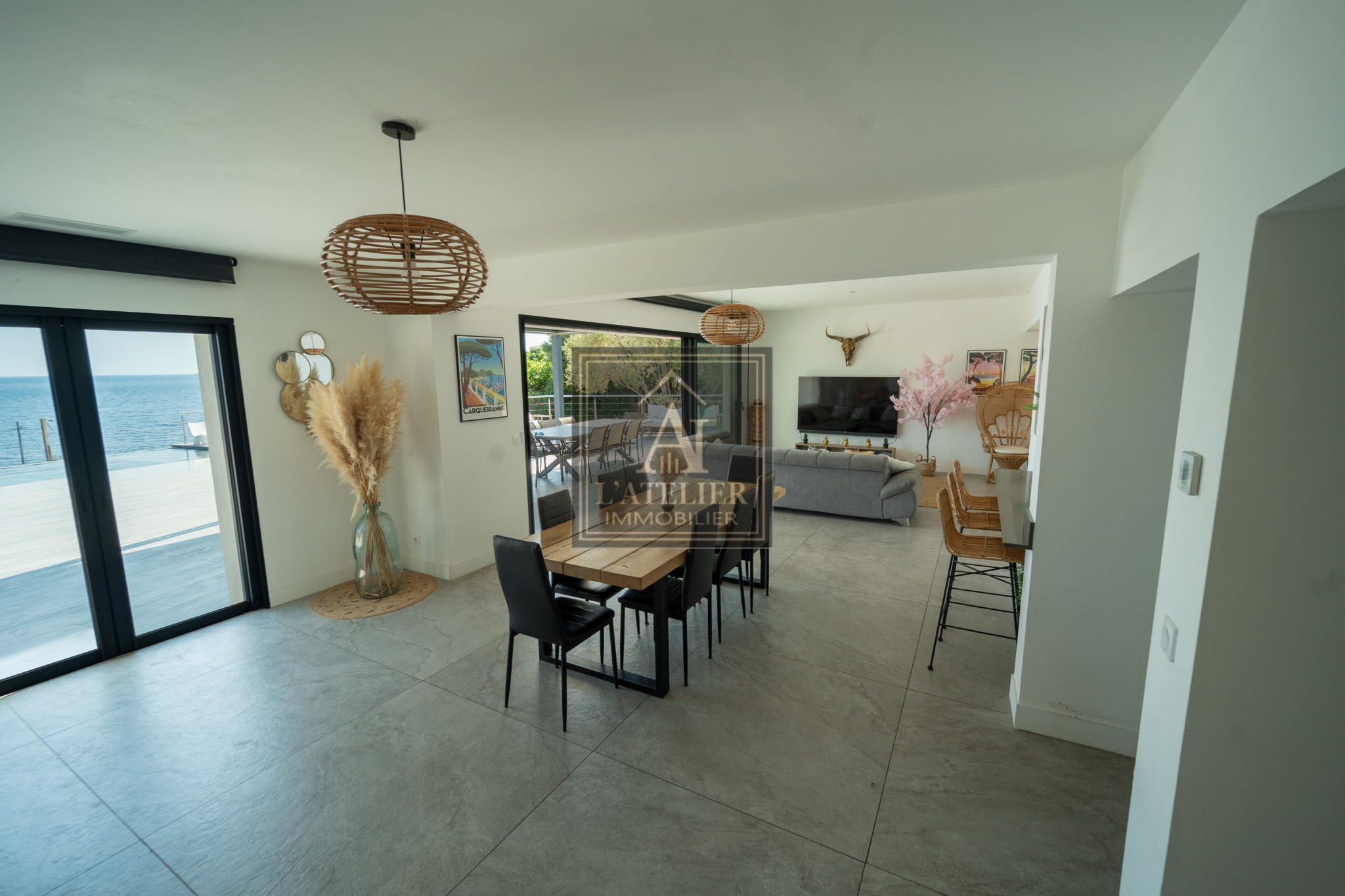 Propriété d'exception avec vue mer panoramique à Carqueiranne — photo 8
