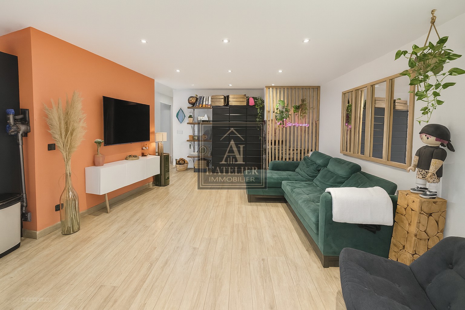 Rez-de-jardin de type 3 avec jardin de 145 m2 et place de stationnement — photo 6