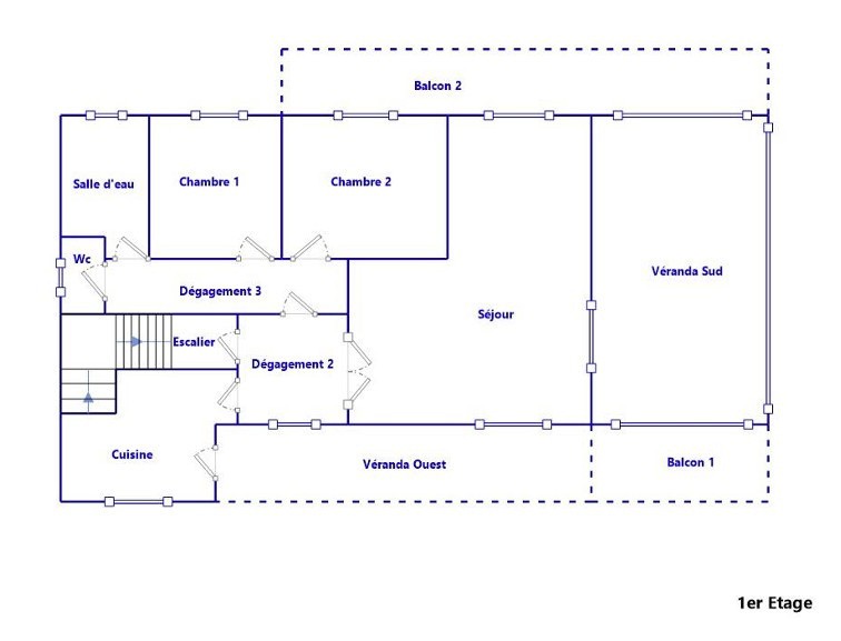 Villa sur terrain de 1300 m2 + autre terrain en partie constructible de 1300 m2 — photo 10