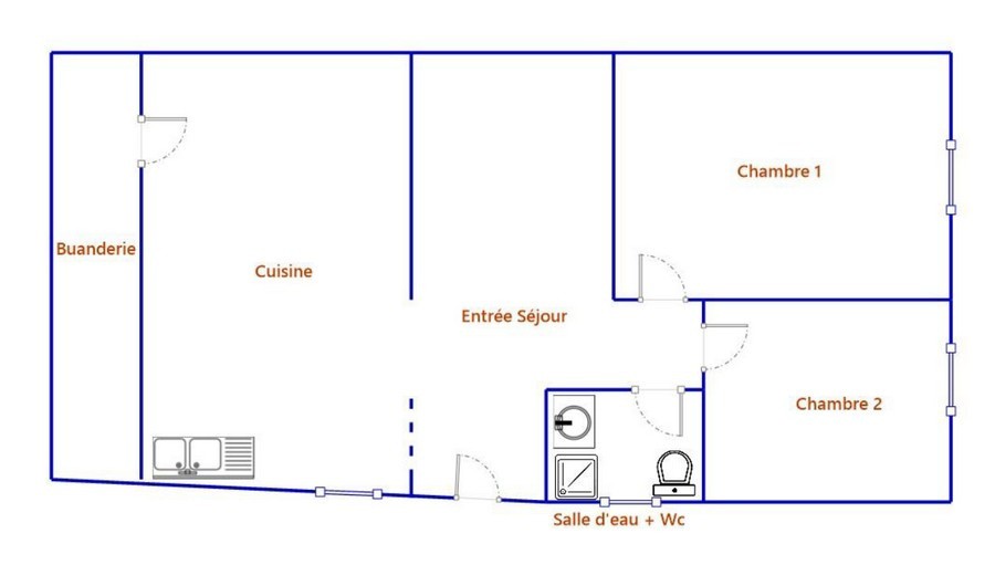 Dans petit village trés tranquille, appartement dans maison pierres. — photo 9