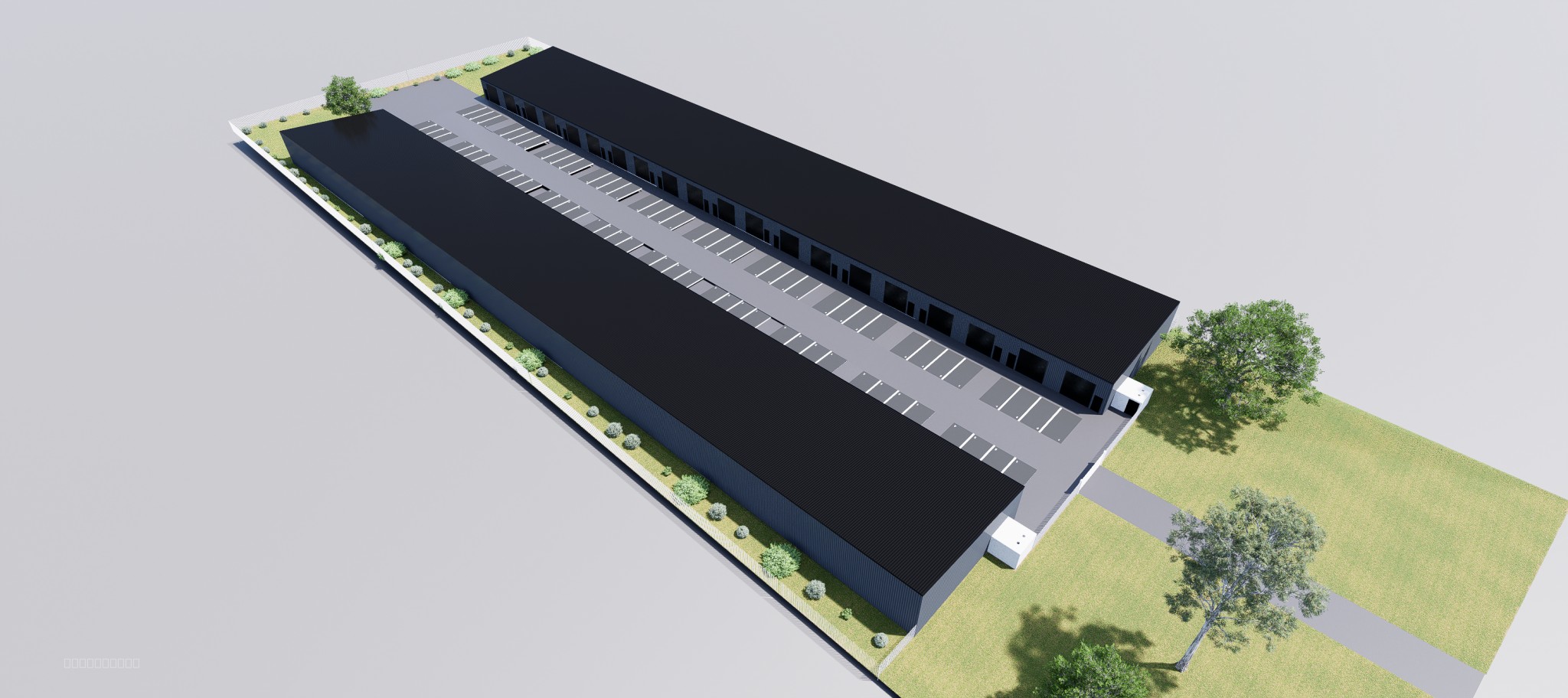 À vendre hangar neuf de 100 m2 implanté sur parcelle individuelle de 1 are 68 ca, comprenant 2  parkings — photo 4