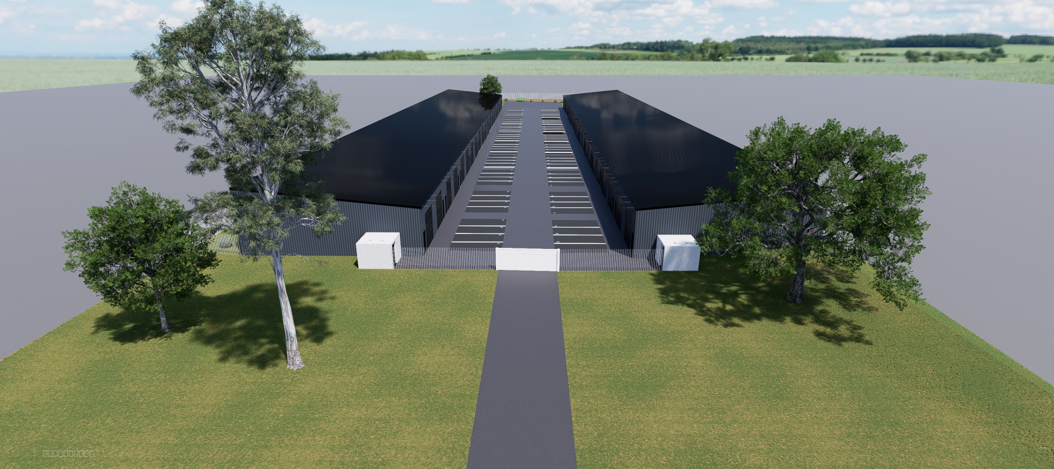 À vendre hangar neuf de 100 m2 implanté sur parcelle individuelle de 1 are 68 ca, comprenant 2  parkings — photo 6