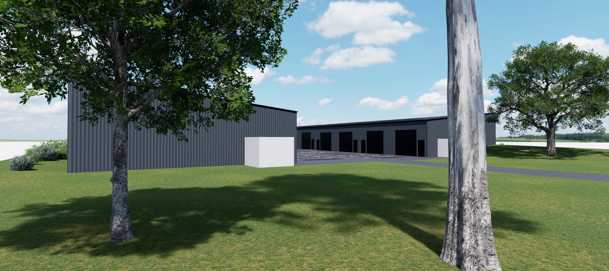 À vendre hangar neuf de 100 m2 implanté sur parcelle individuelle de 1 are 68 ca, comprenant 2  parkings — photo 5