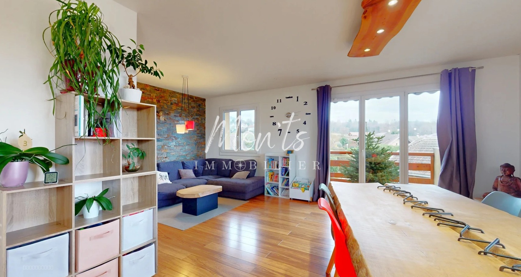 Appartement T4 - Filière (74370) - Ambiance cocooning et résolument chaleureuse. — photo 2