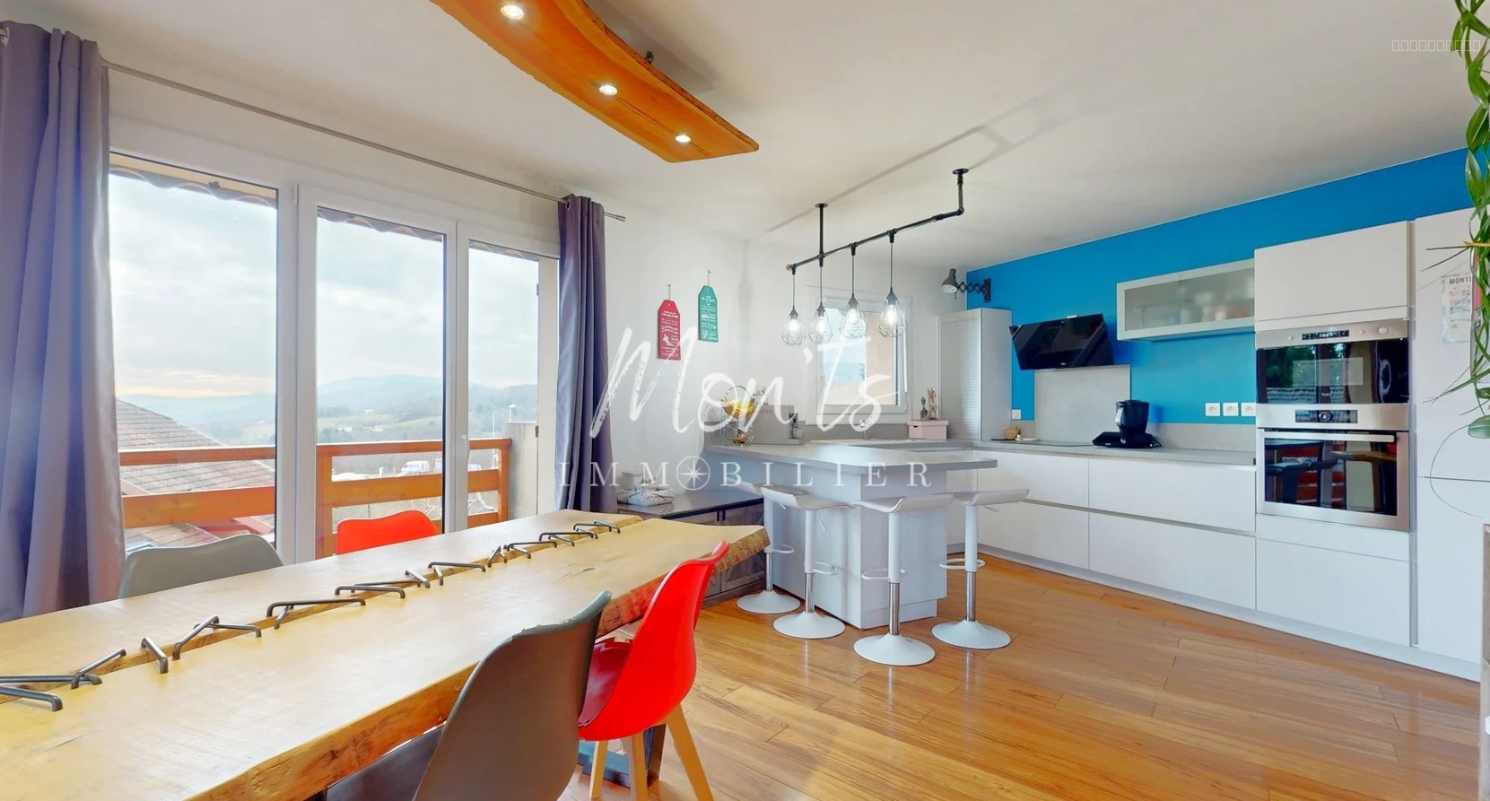 Appartement T4 - Filière (74370) - Ambiance cocooning et résolument chaleureuse. — photo 3