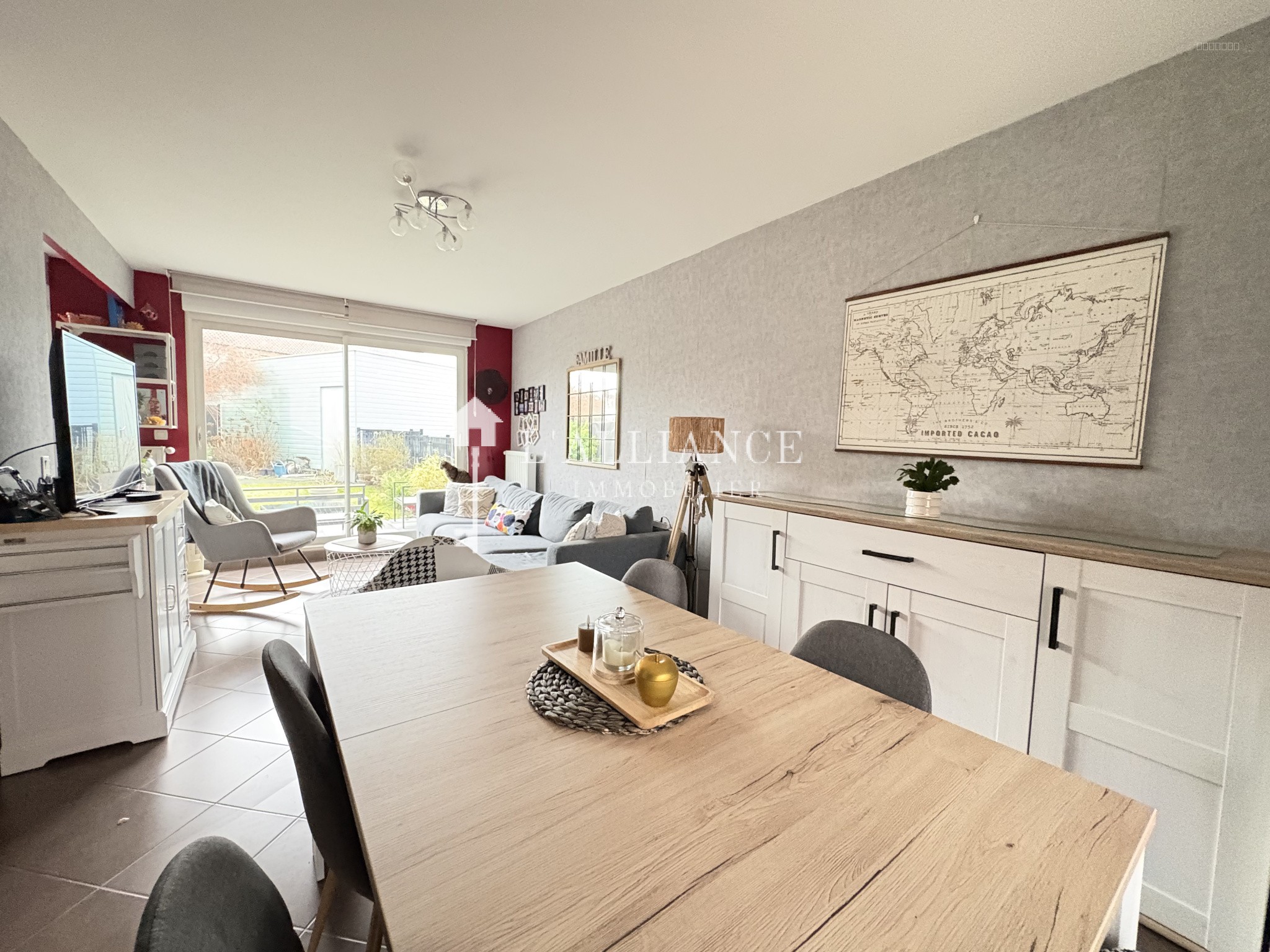 Maison mitoyenne sur la commune de LEZENNES en EXCLUSIVITE chez L'ALLIANCE IMMOBILIER ! — photo 1